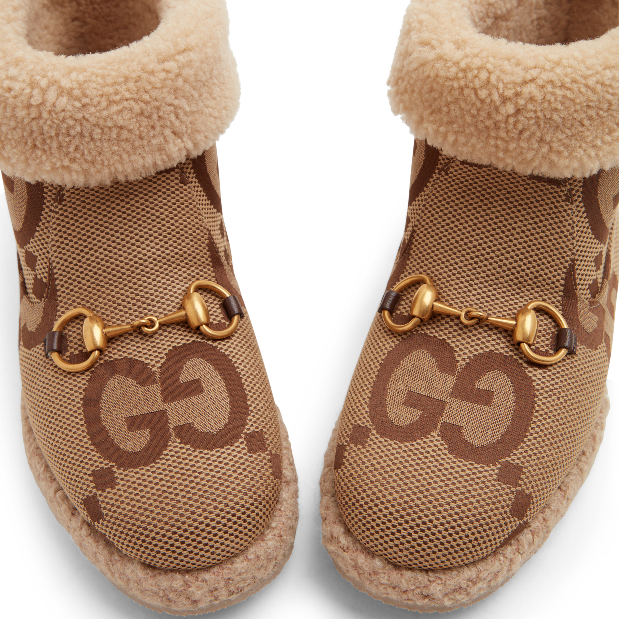 

Horsebit boots, Beige