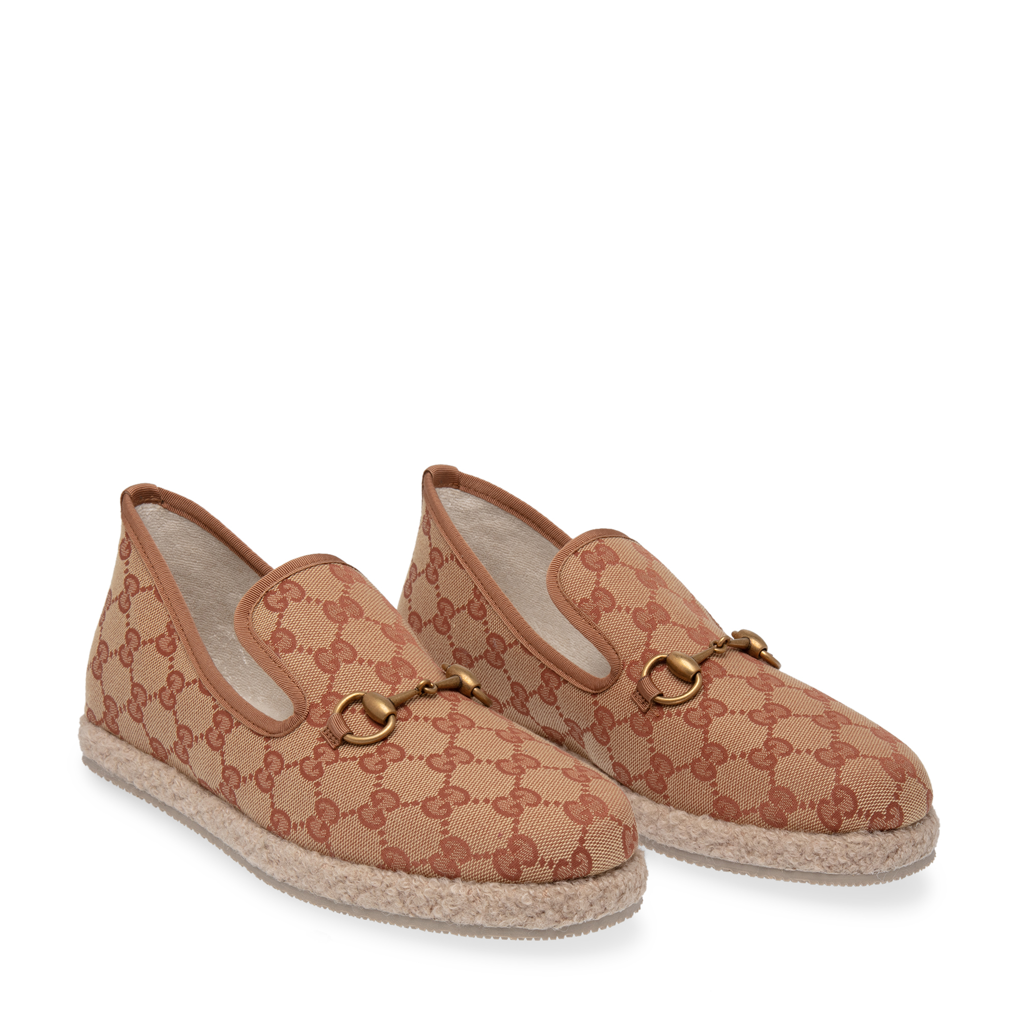 

GG canvas loafers, Beige