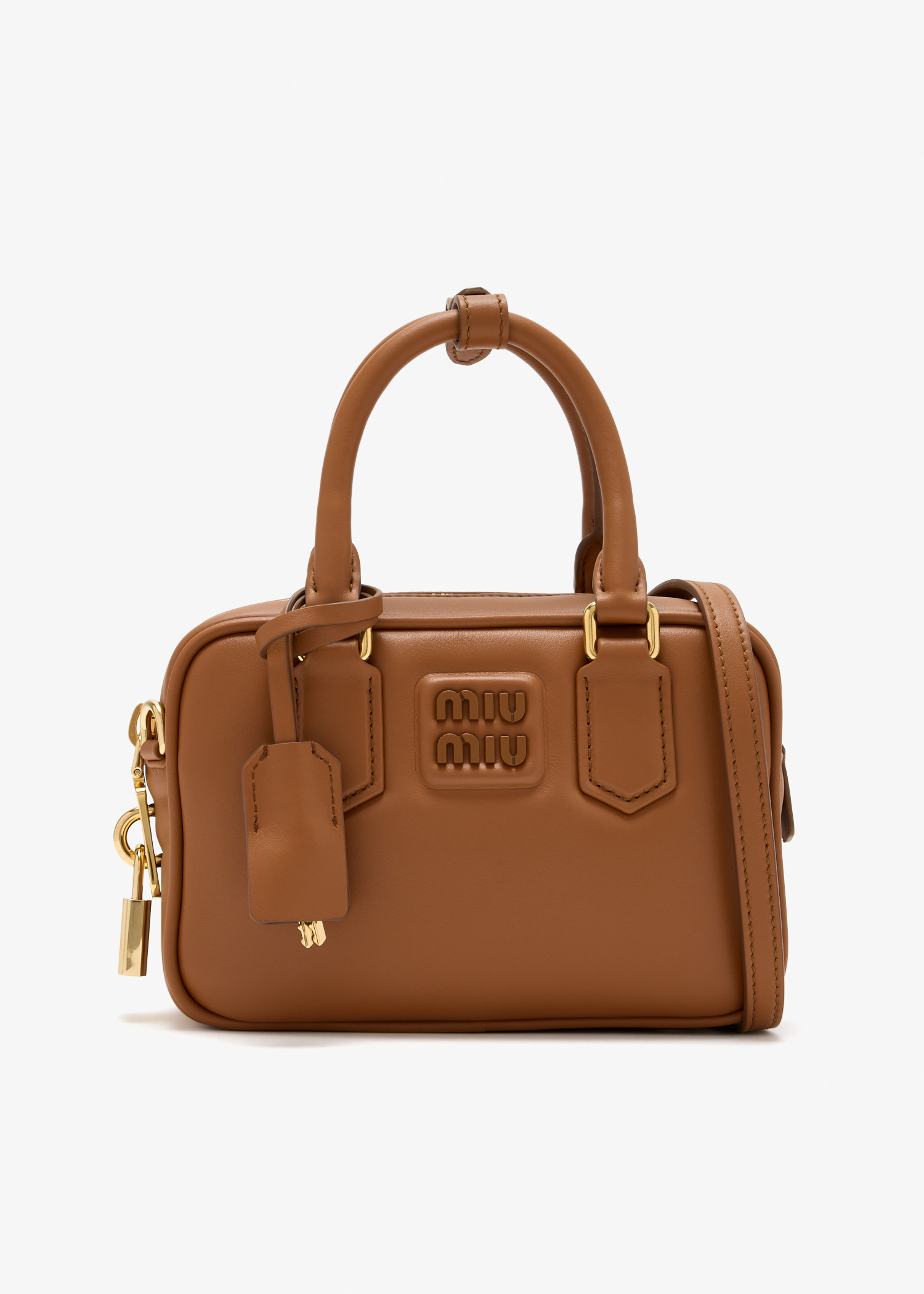 

Arcadie leather bag, Brown