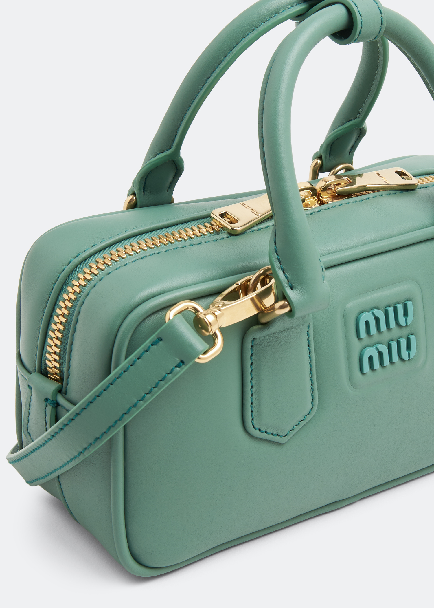 

Arcadie leather bag, Green
