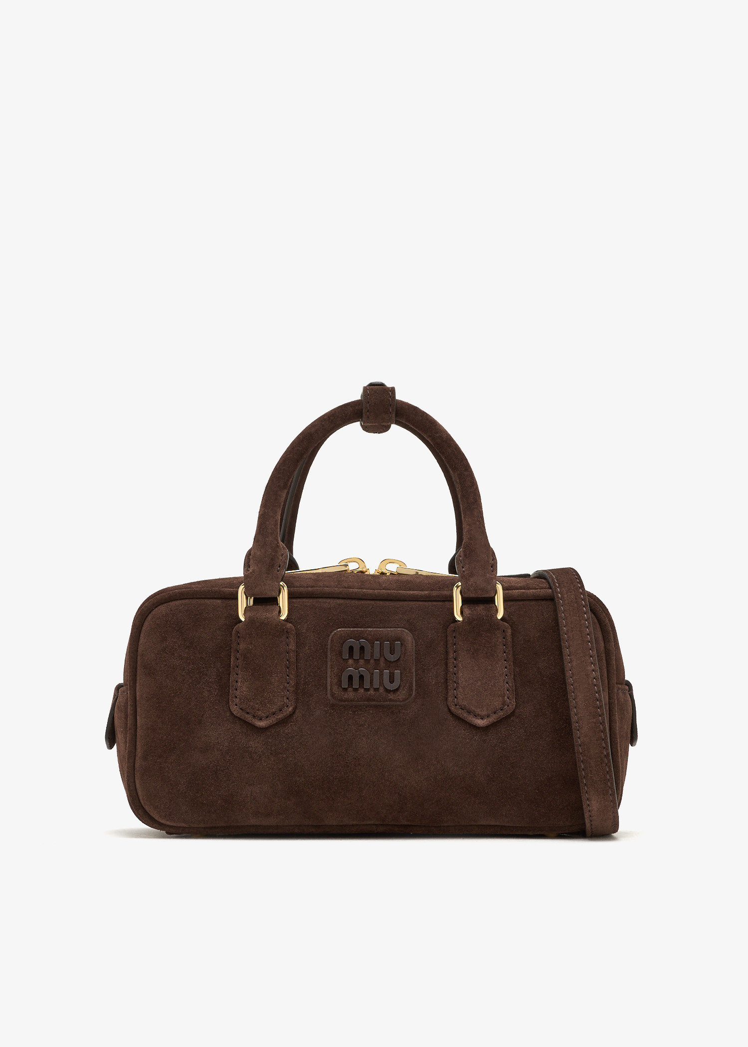 

Mesh fabric ballerinas, Brown