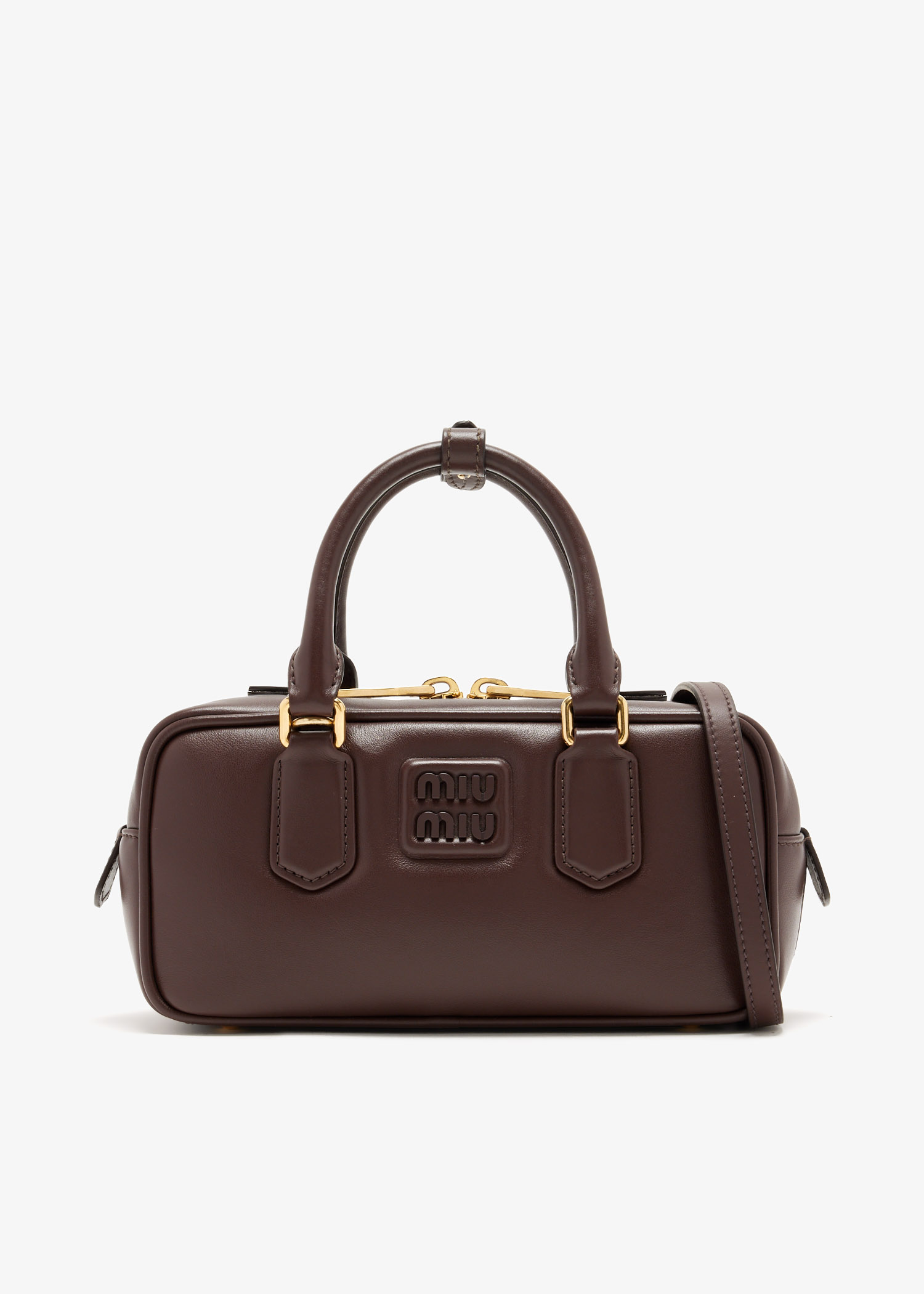 

Arcadie leather bag, Brown