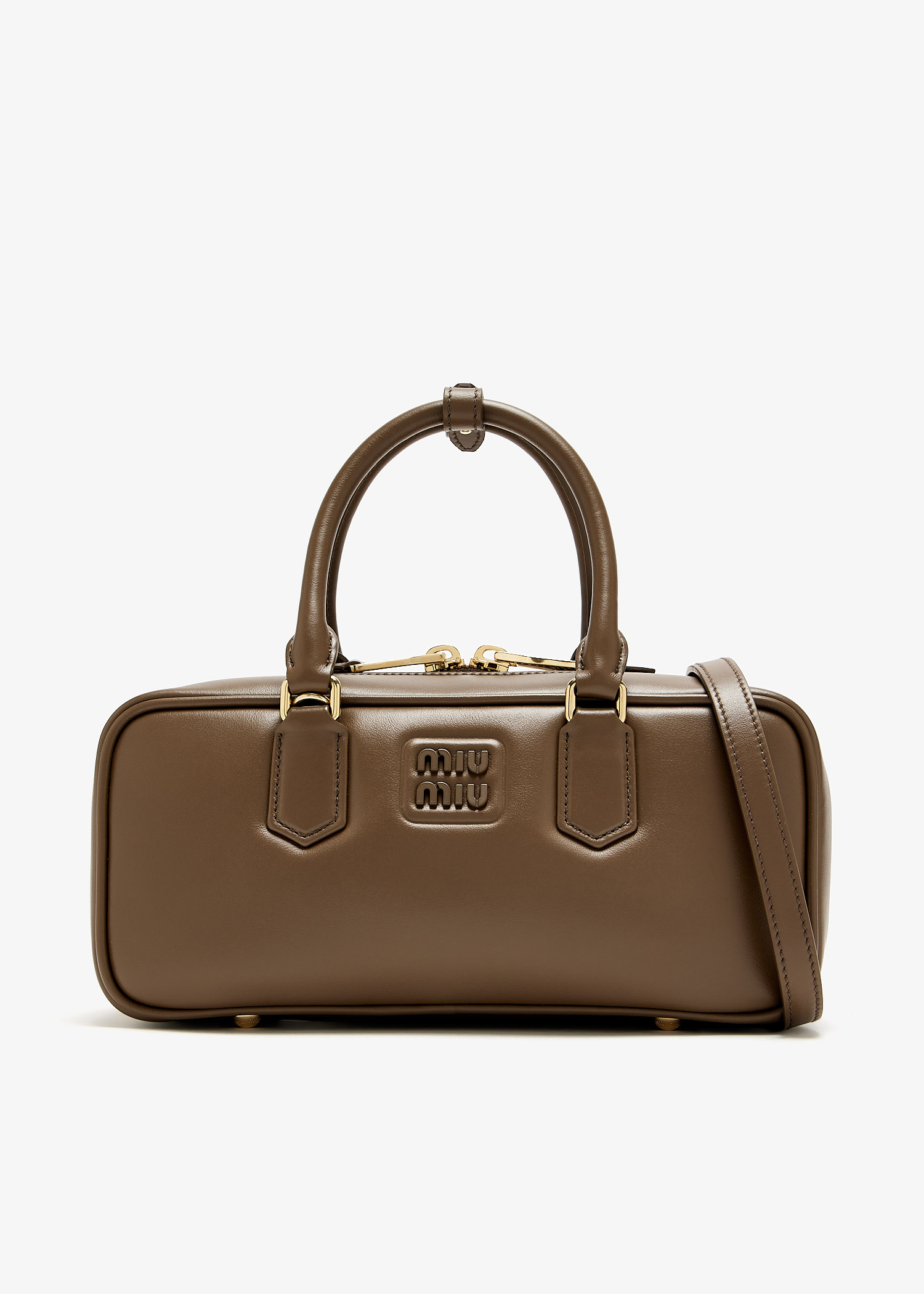 

Arcadie leather bag, Brown
