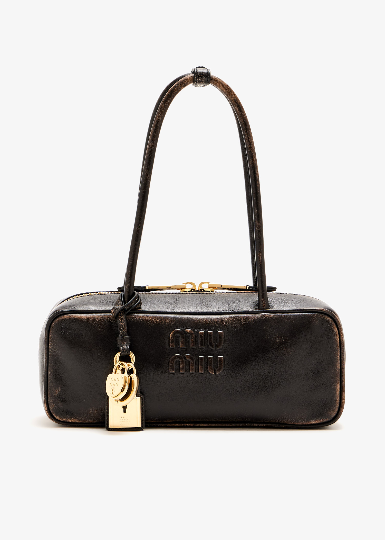 

Beau nappa leather bag, Brown