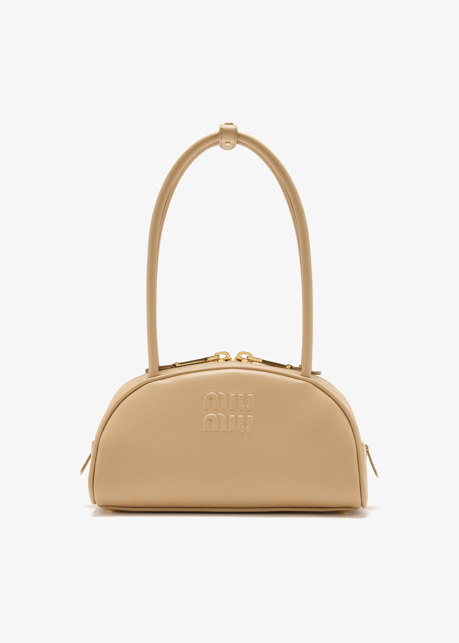 

Beau leather bag, Beige