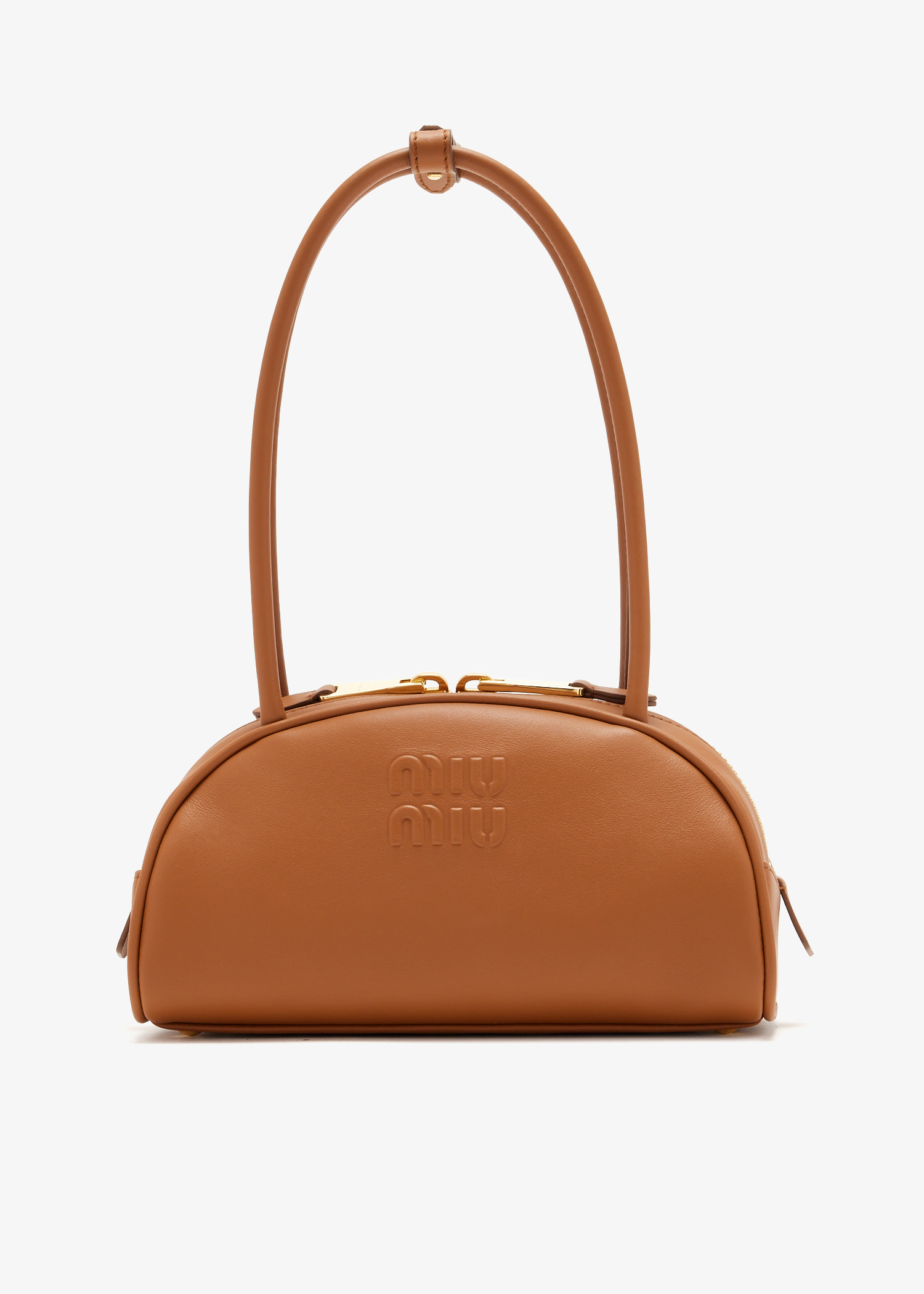 

Beau leather small bag, Brown