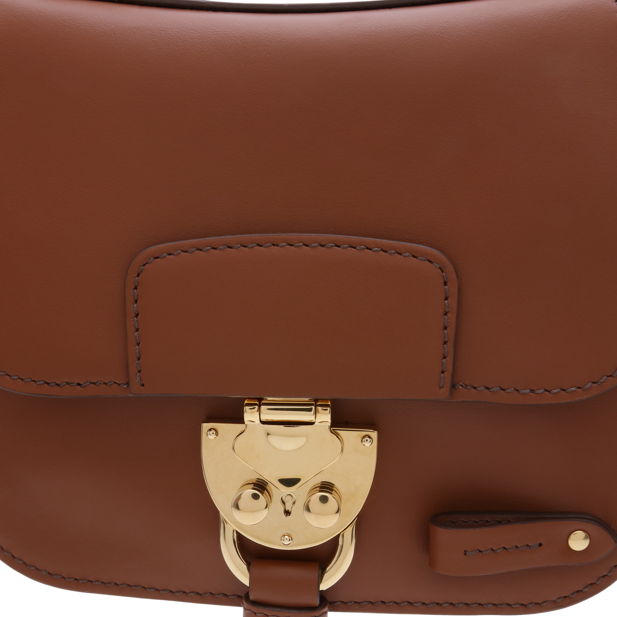 

City leather shoulder bag, Brown