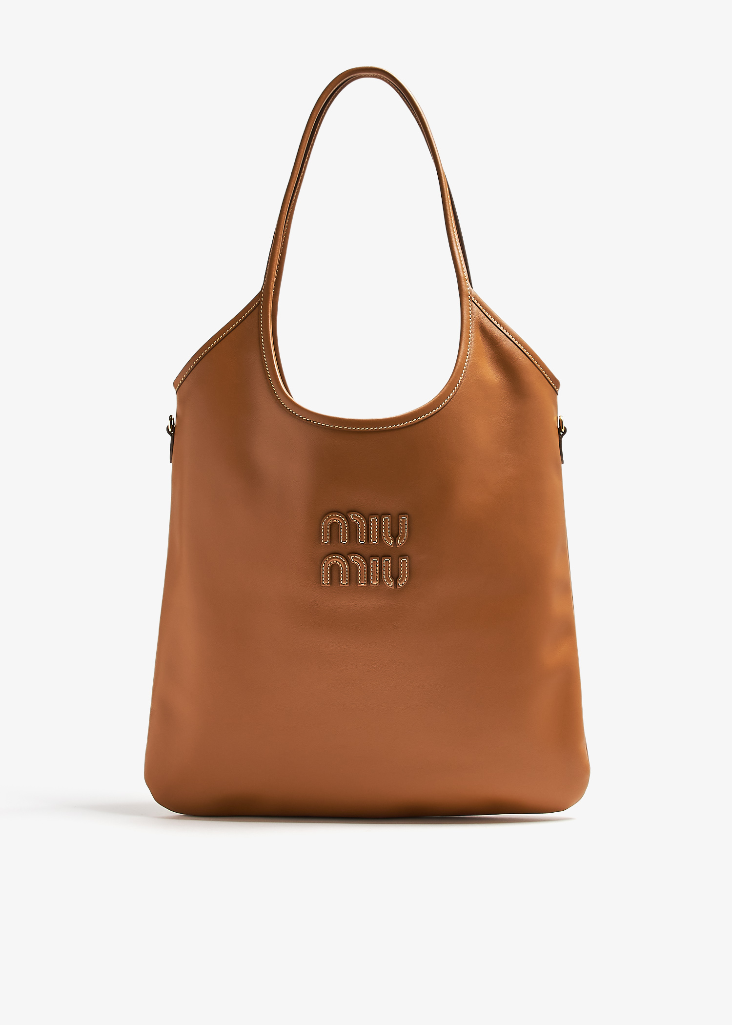 

Ivy leather bag, Brown