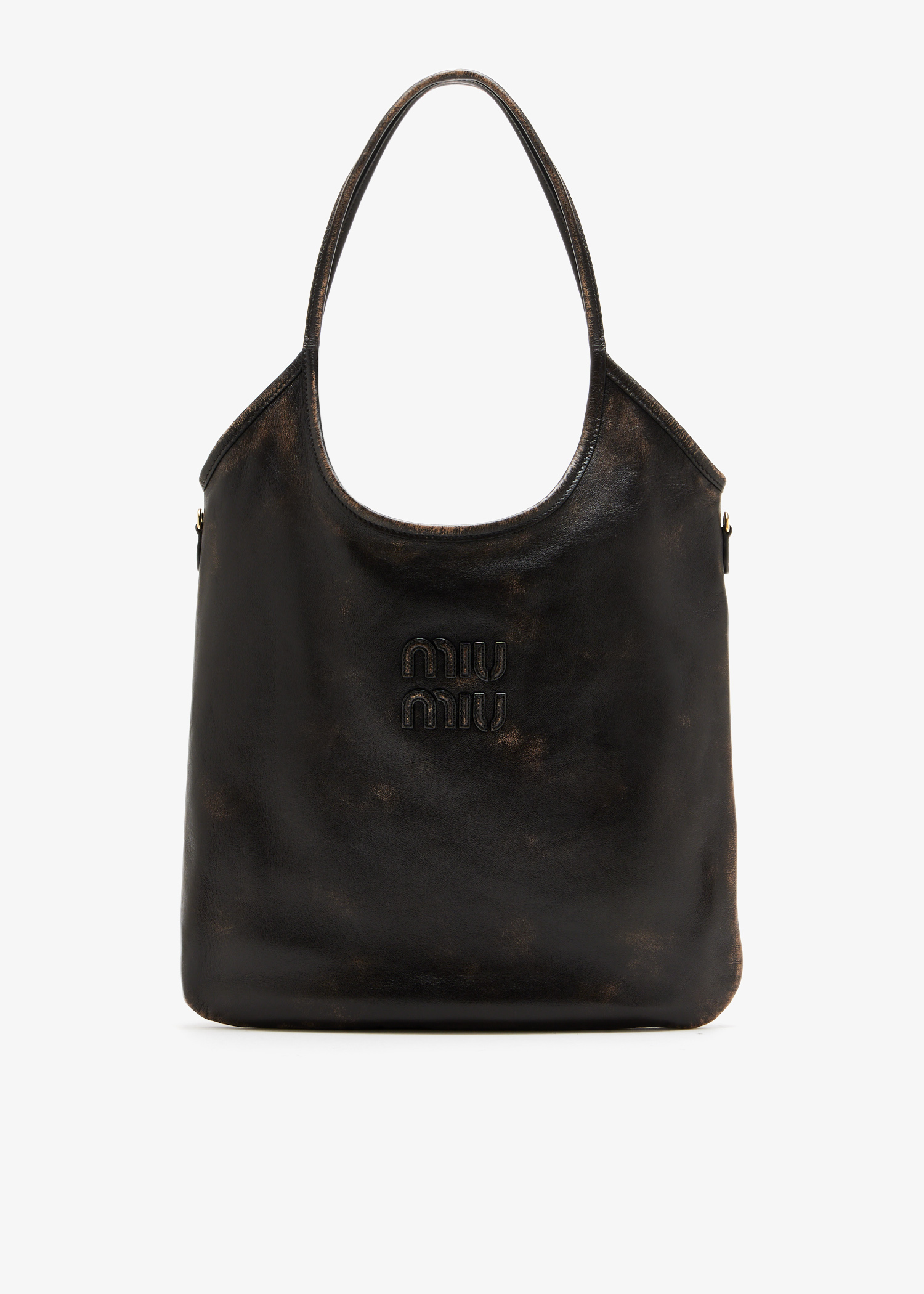 

Ivy leather bag, Brown