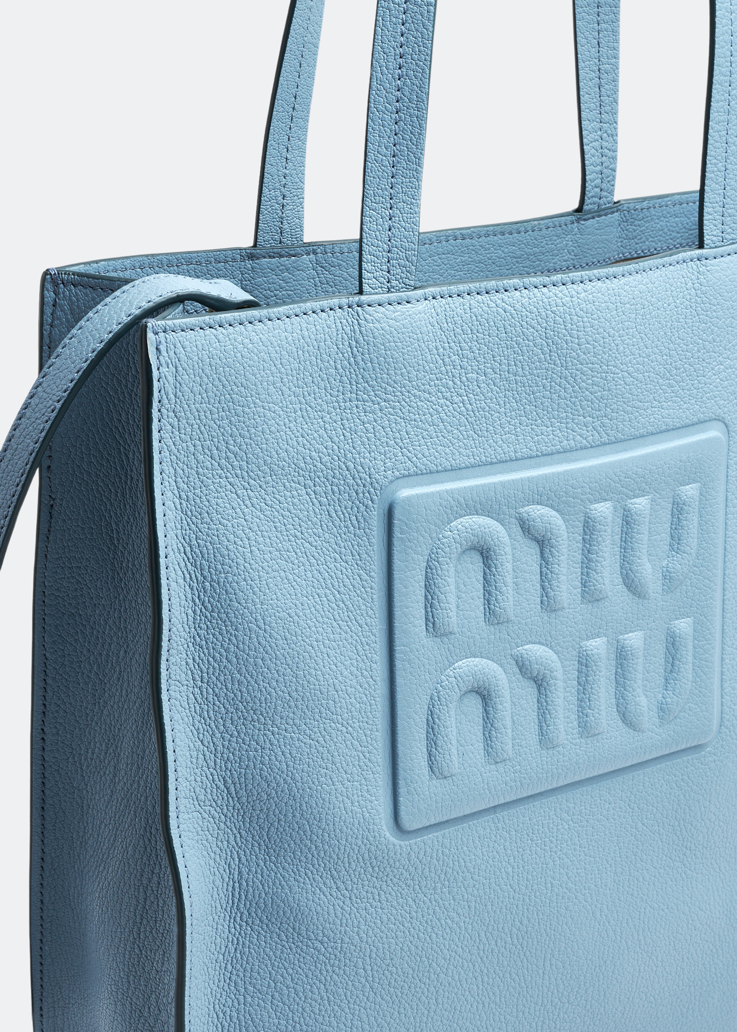 

Madras tote bag, Blue