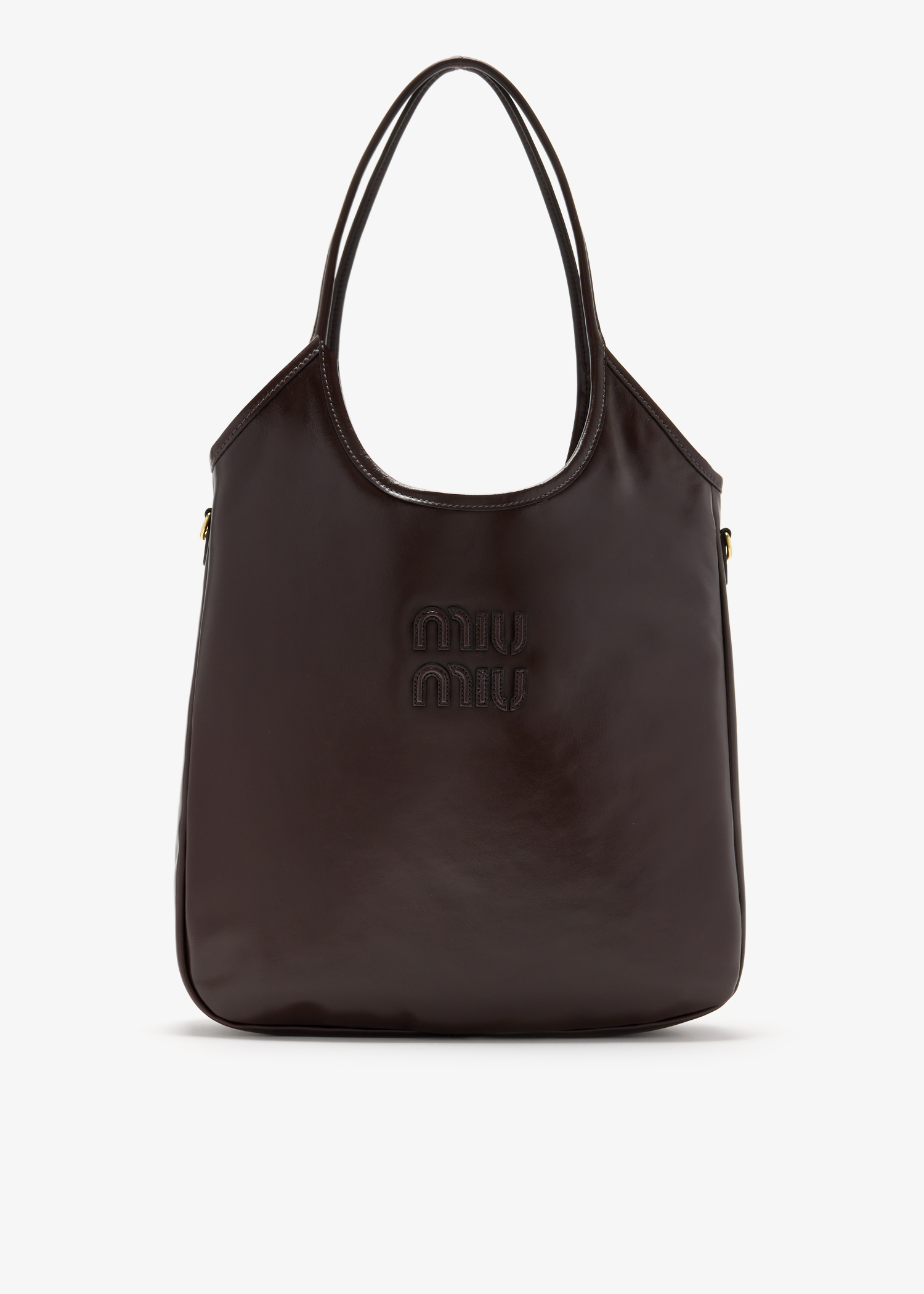 

Ivy leather bag, Brown