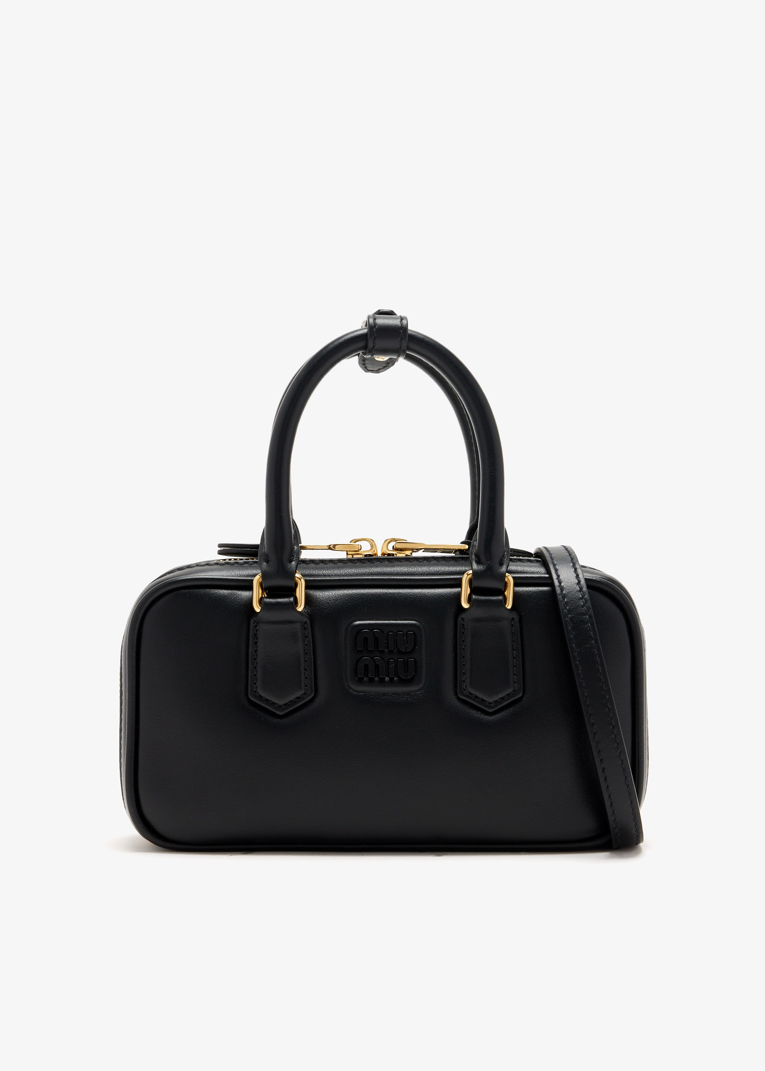 

Arcadie leather mini bag, Black