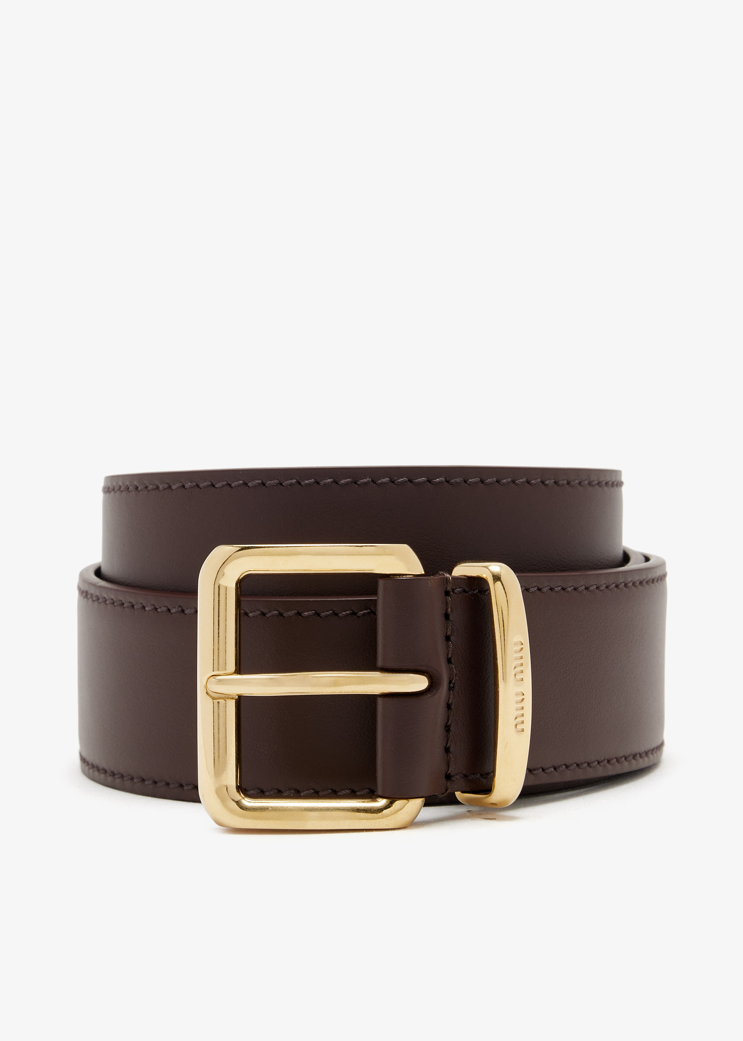 

Leather belt, Brown