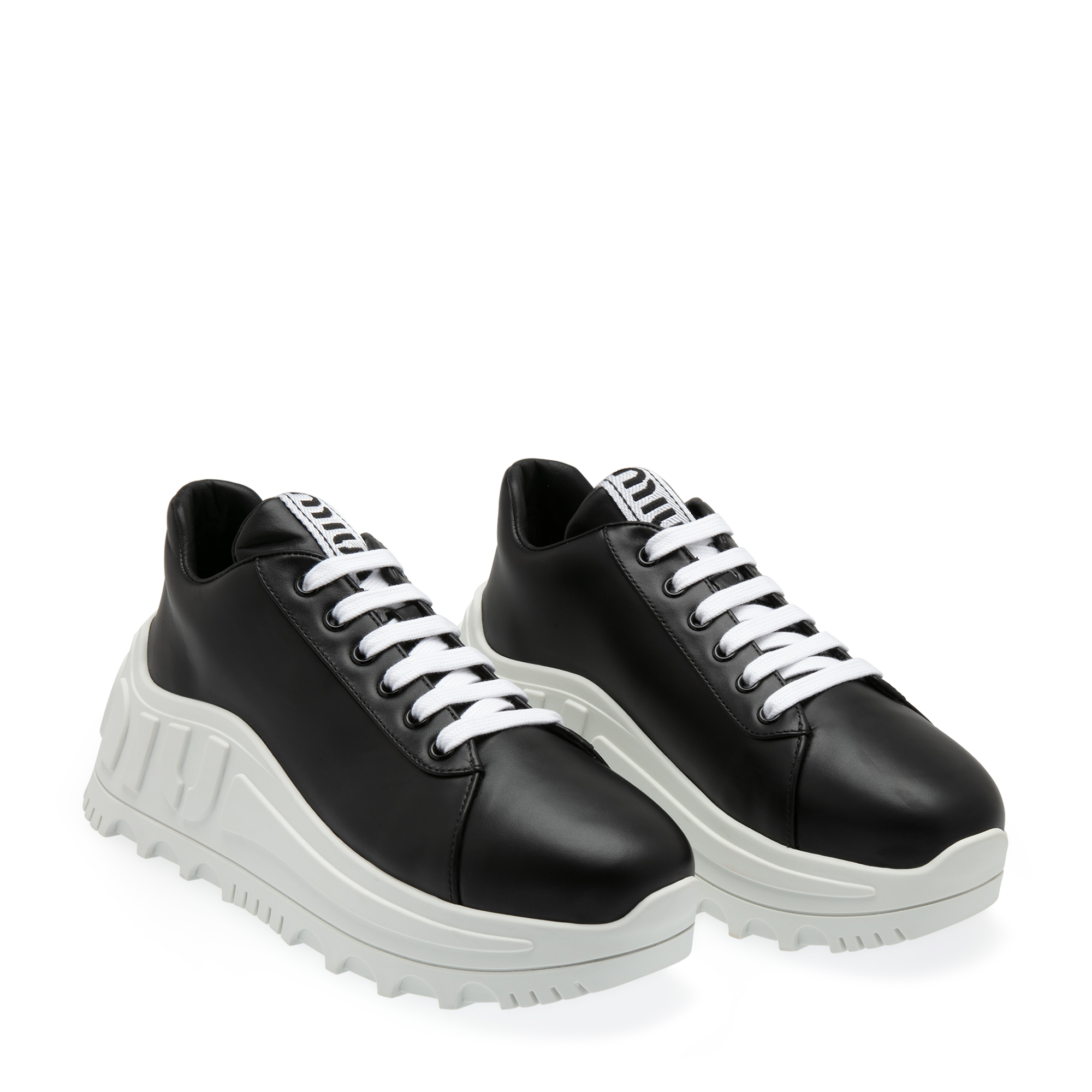 

Leather sneakers, Black