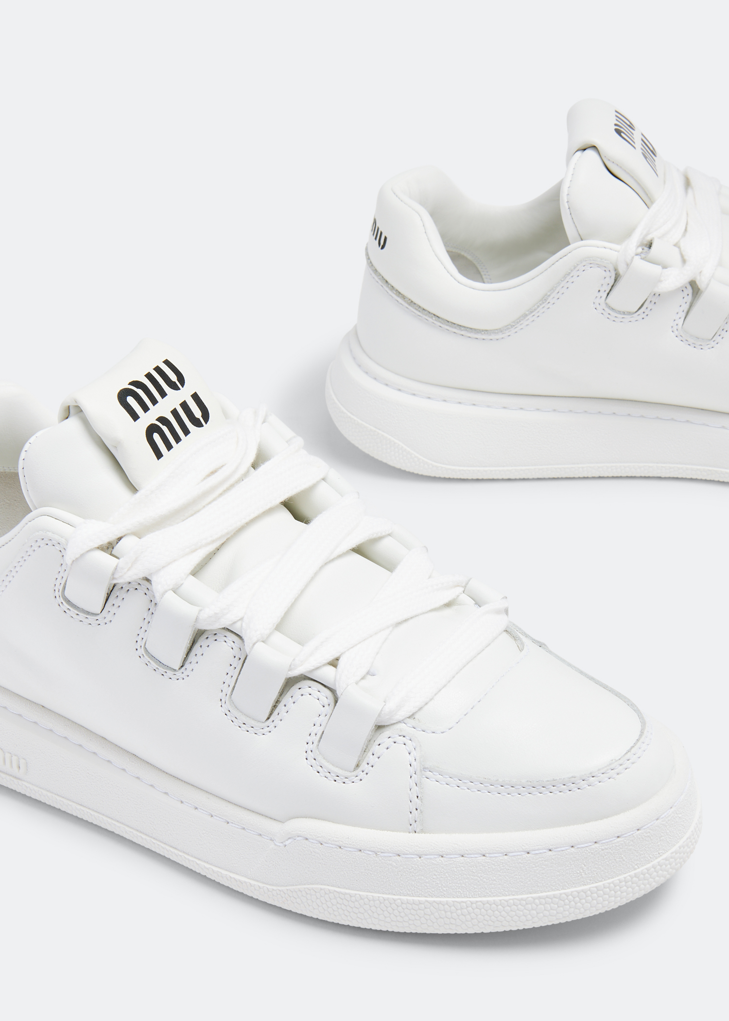 

Leather sneakers, White