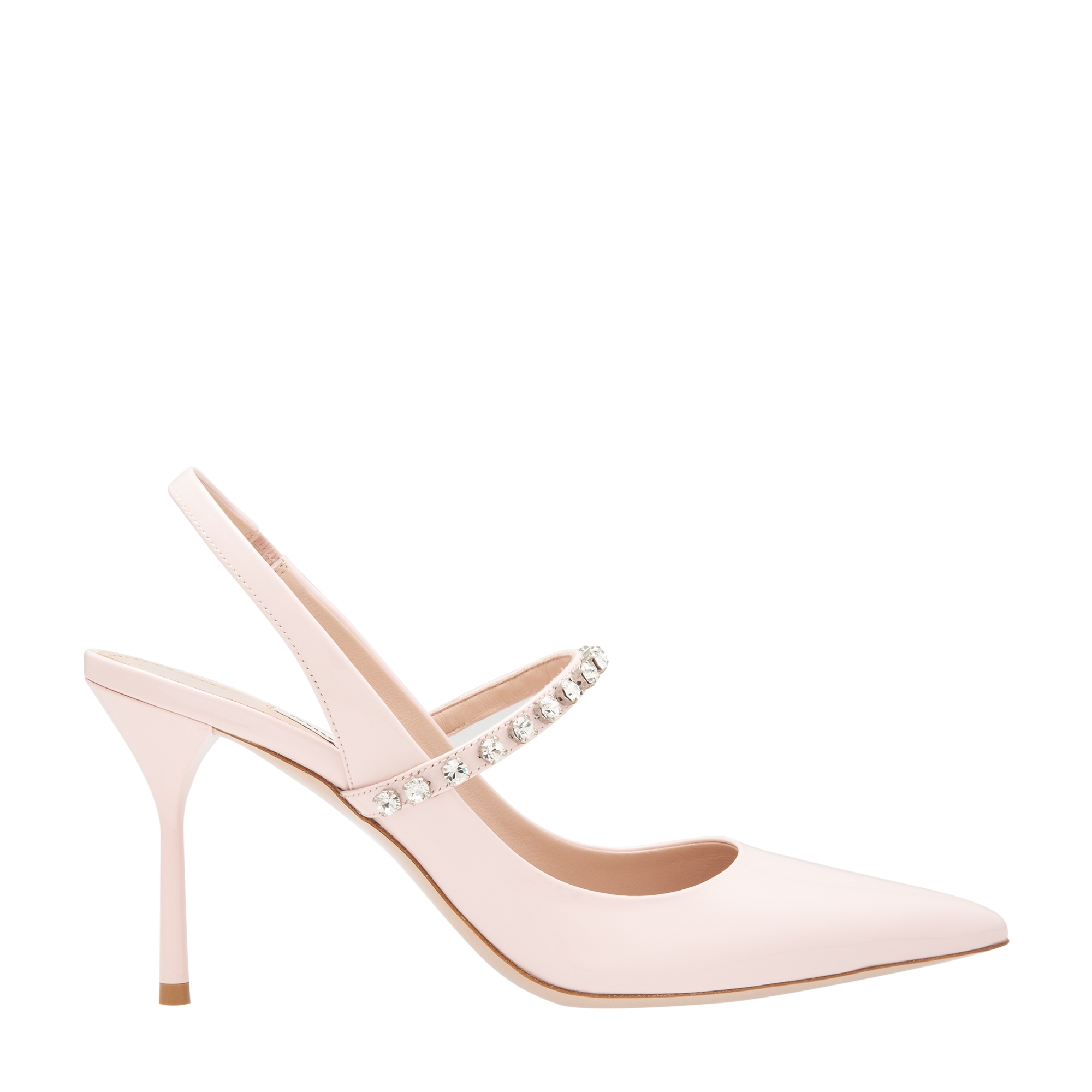 

Leather slingback pumps, Pink