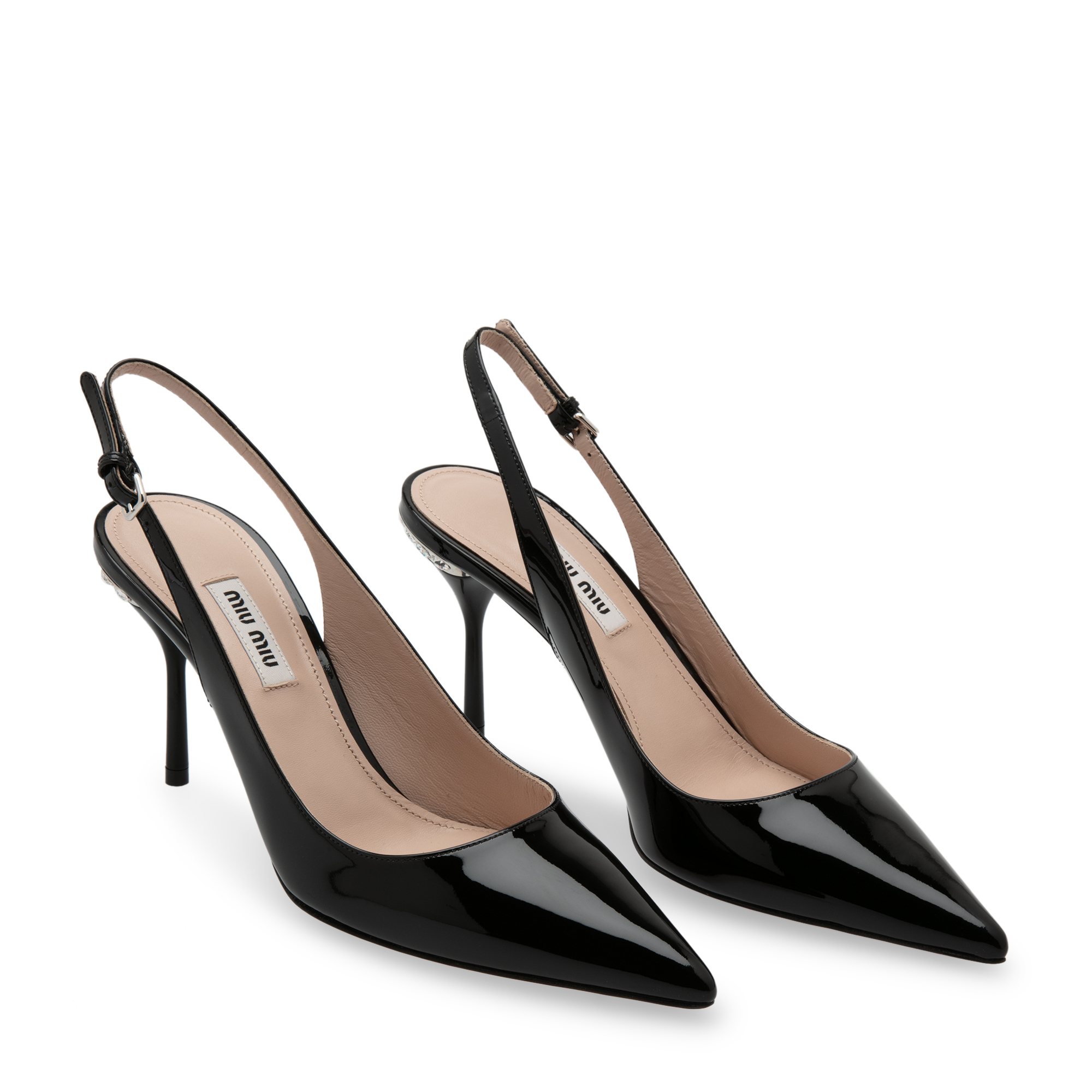 

Patent leather pumps, Black