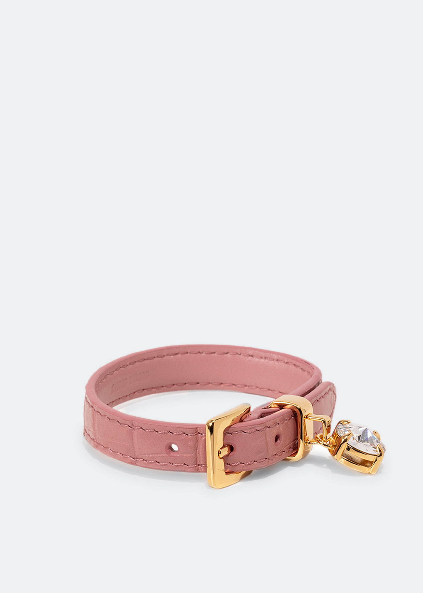 

Leather bracelet, Pink
