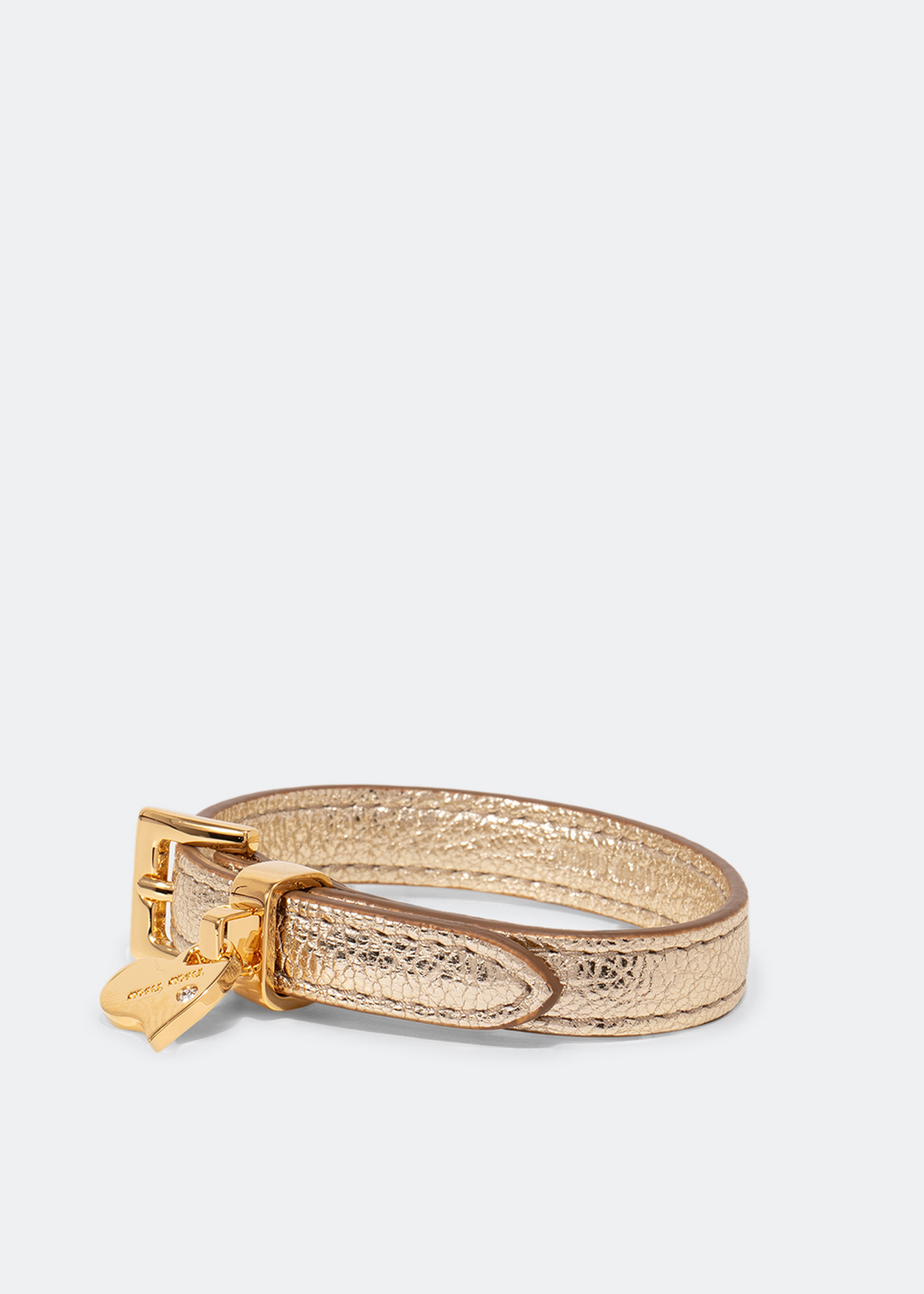 

Leather bracelet, Gold