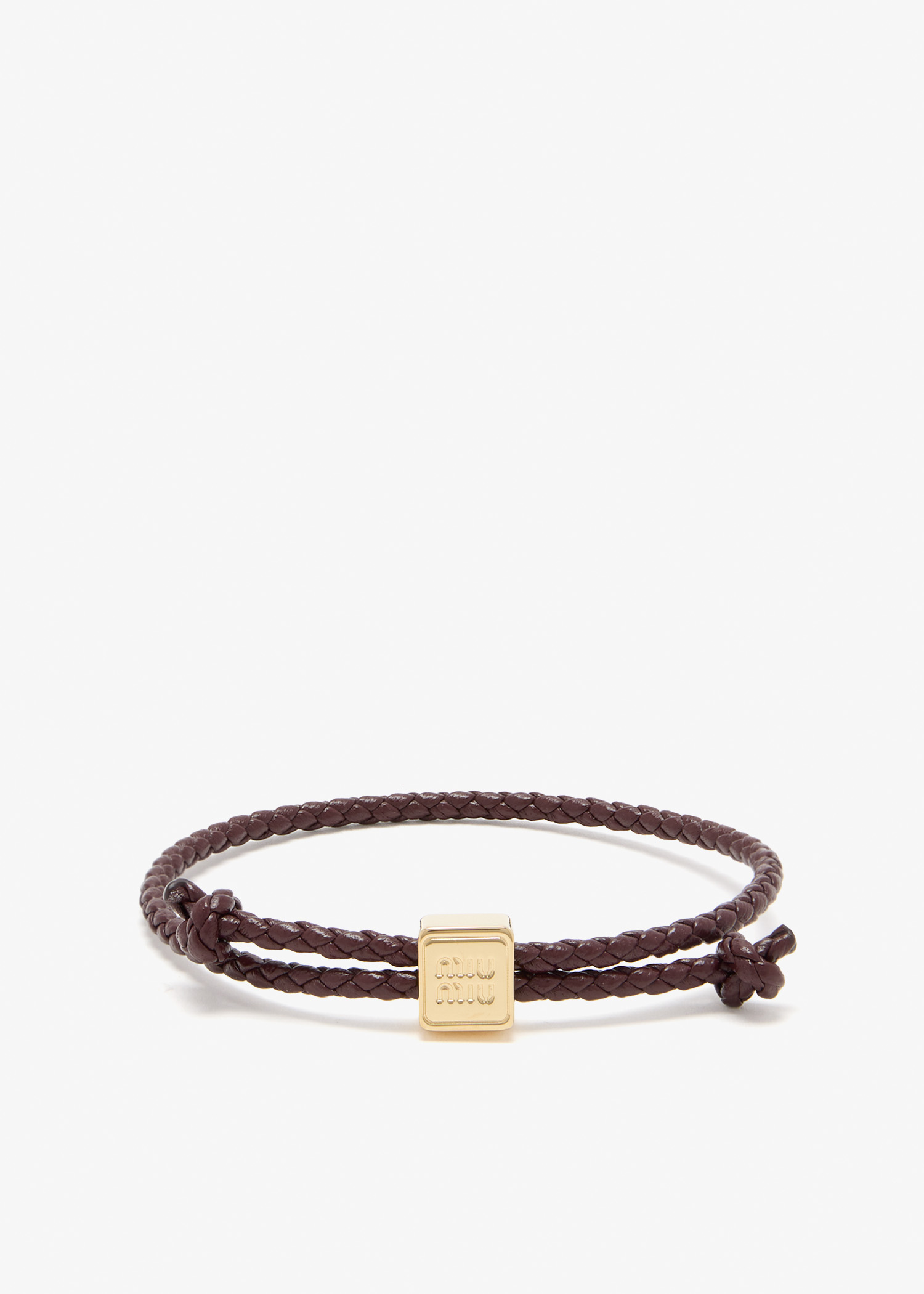 

Leather bracelet, Burgundy