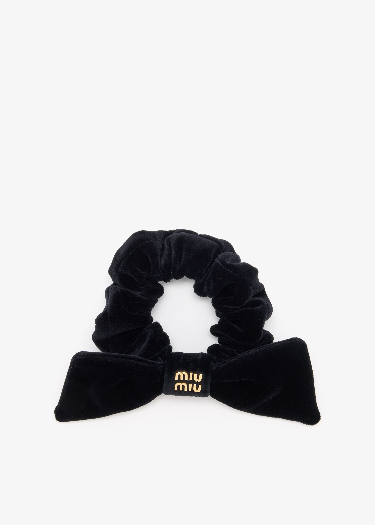 

Velvet scrunchie, Black