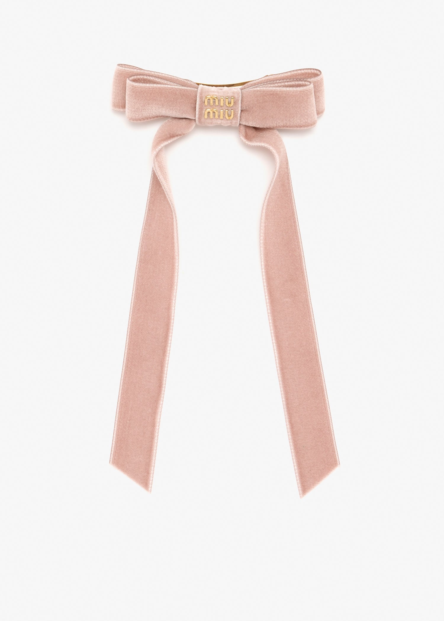 

Velvet hair clip, Pink