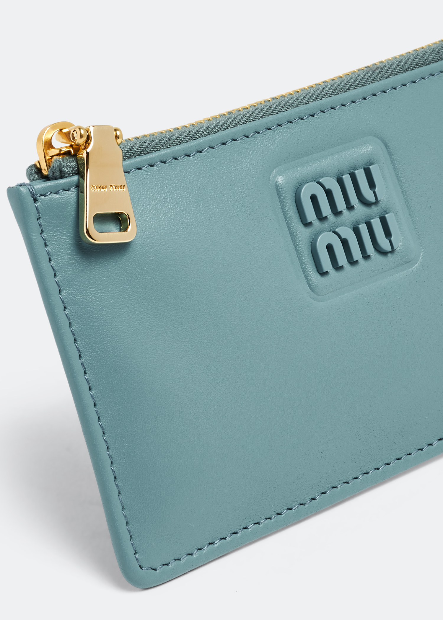 

Leather envelope wallet, Blue
