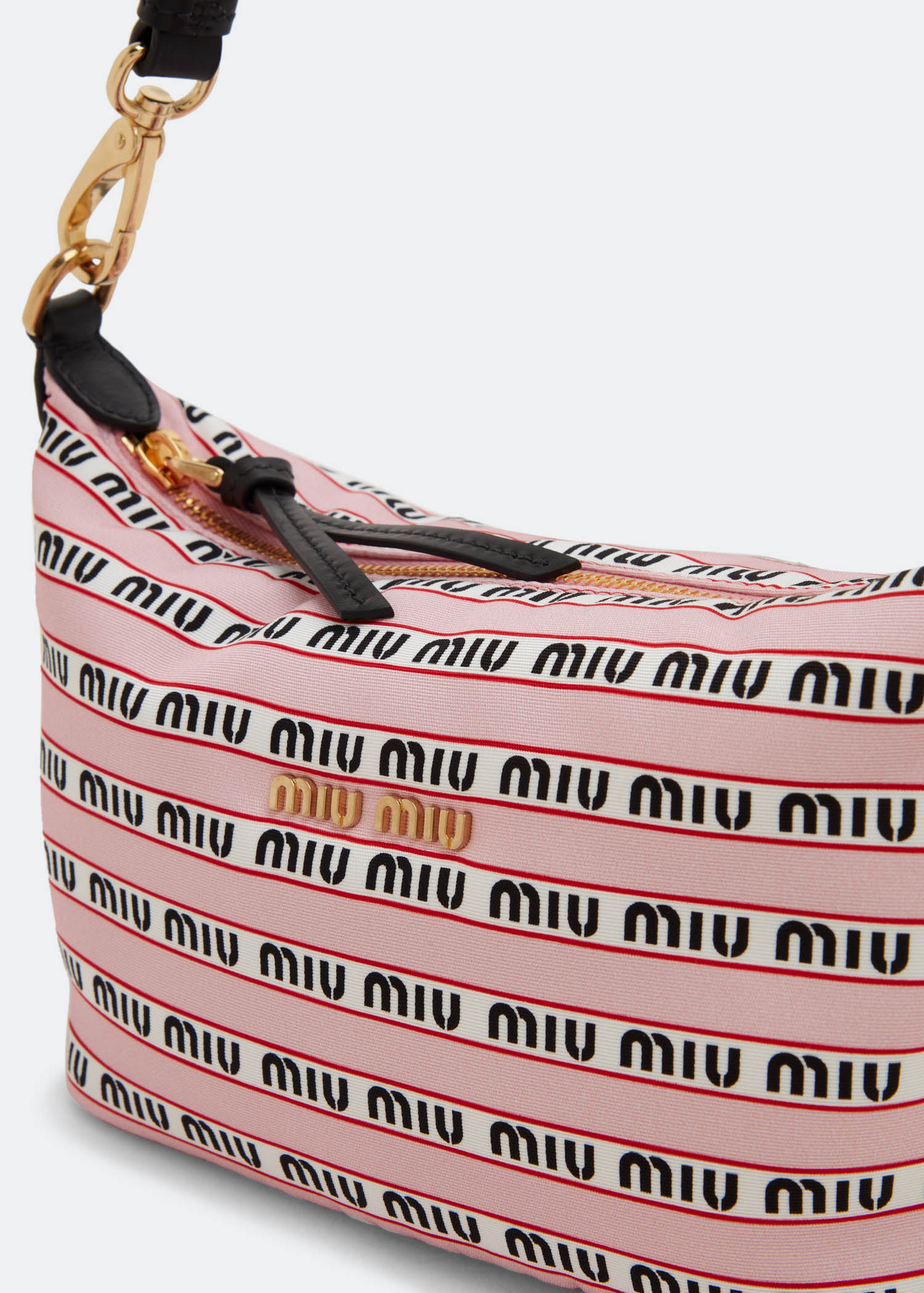 

Miu Spirit printed faille mini bag, Pink