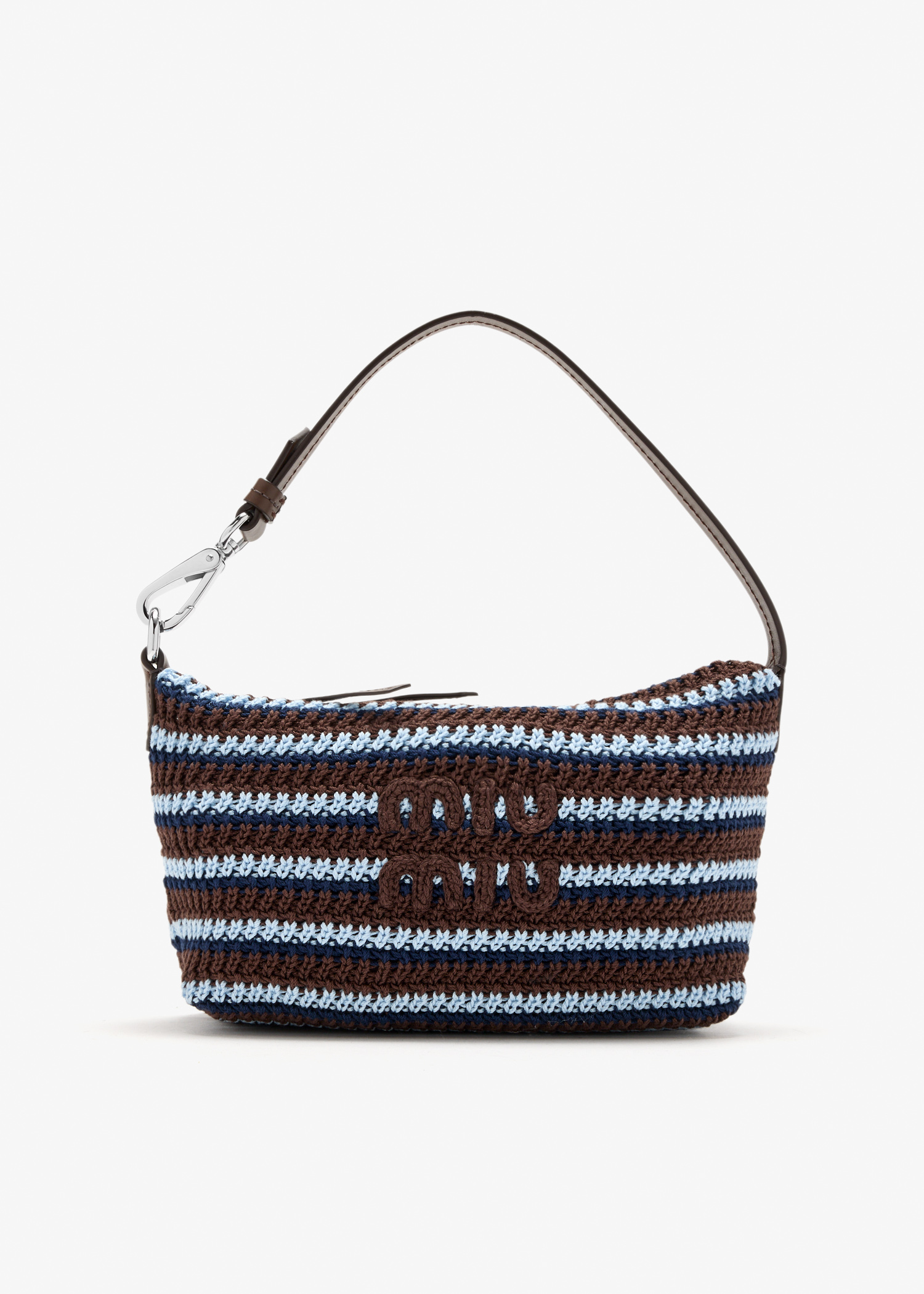 

Crochet pouch, Brown