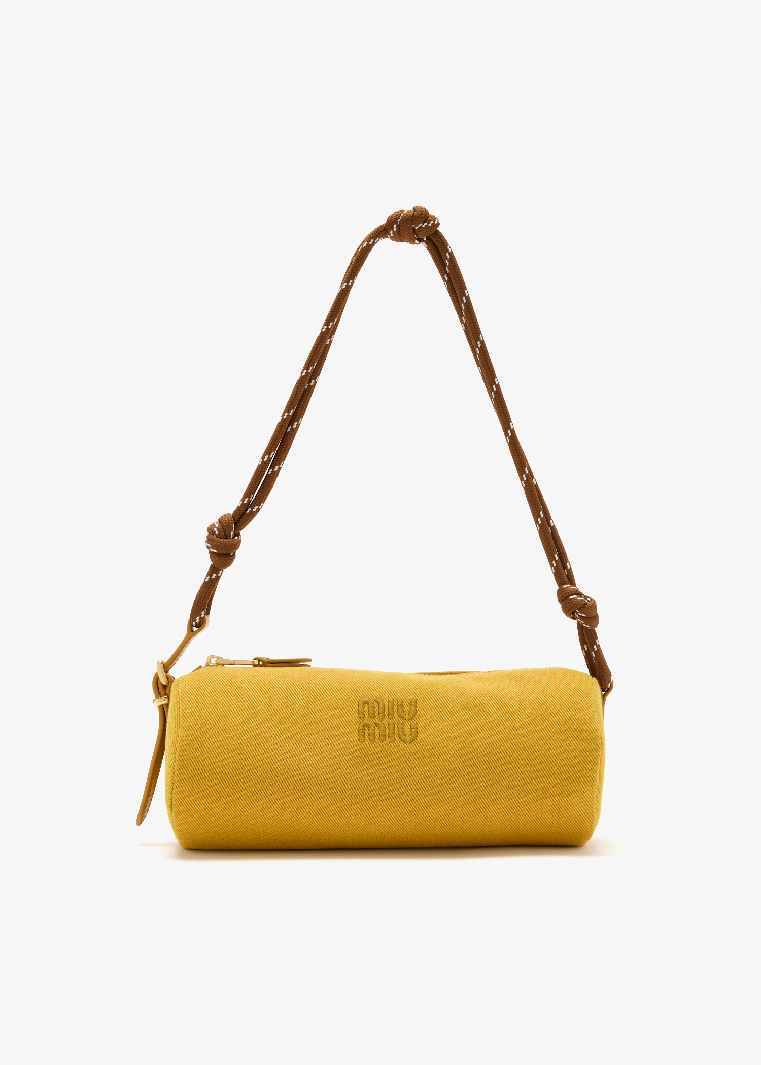 

Gabardine pouch, Yellow