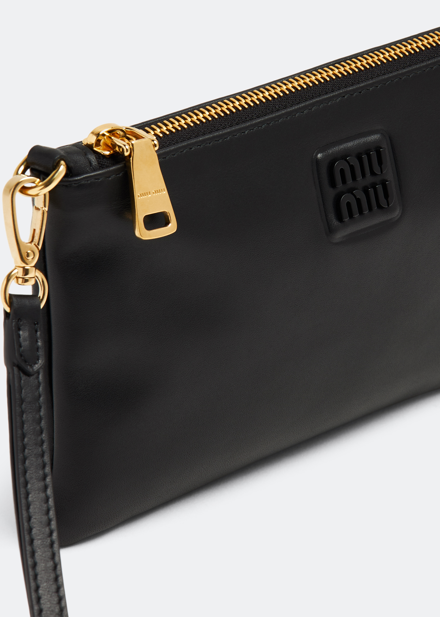 

Leather pouch, Black