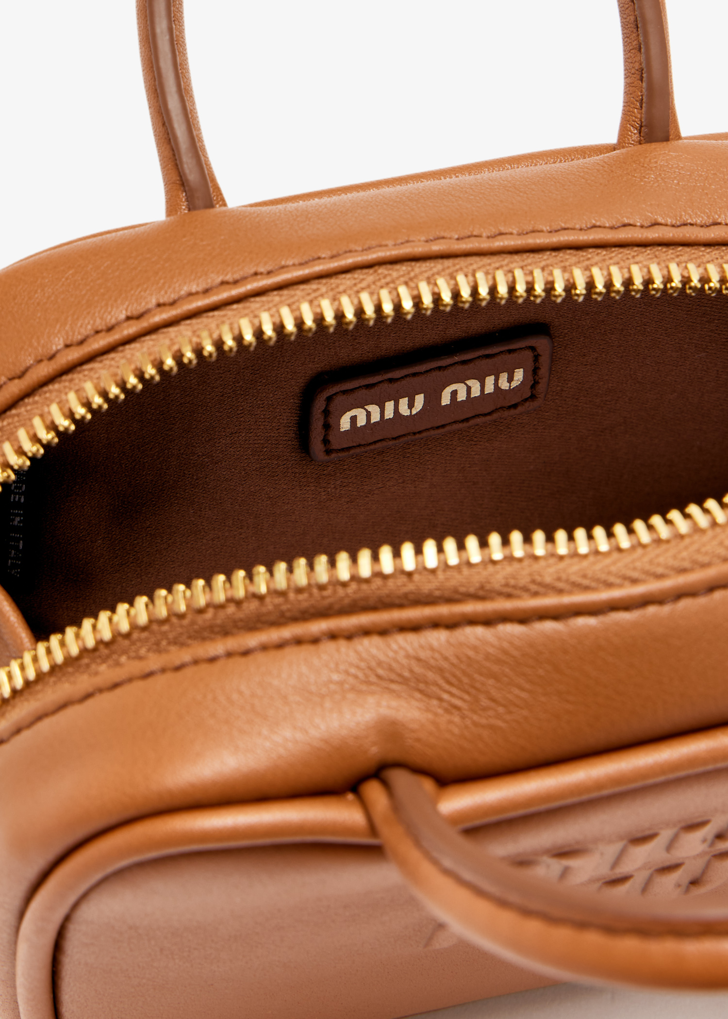 Miu Miu Leather, Cord and Metal Bag Charm | Harrods DE