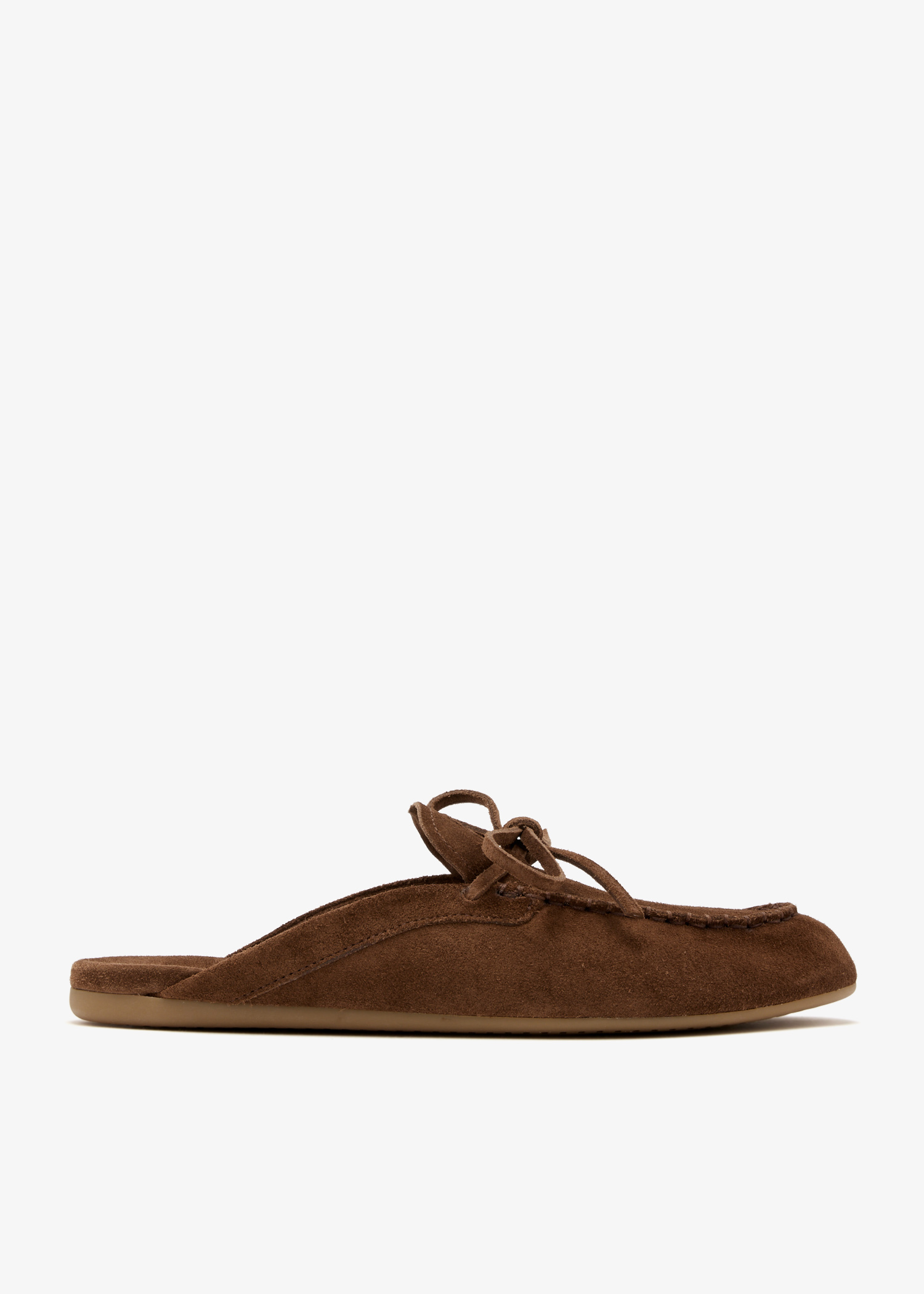 

Suede mules, Brown