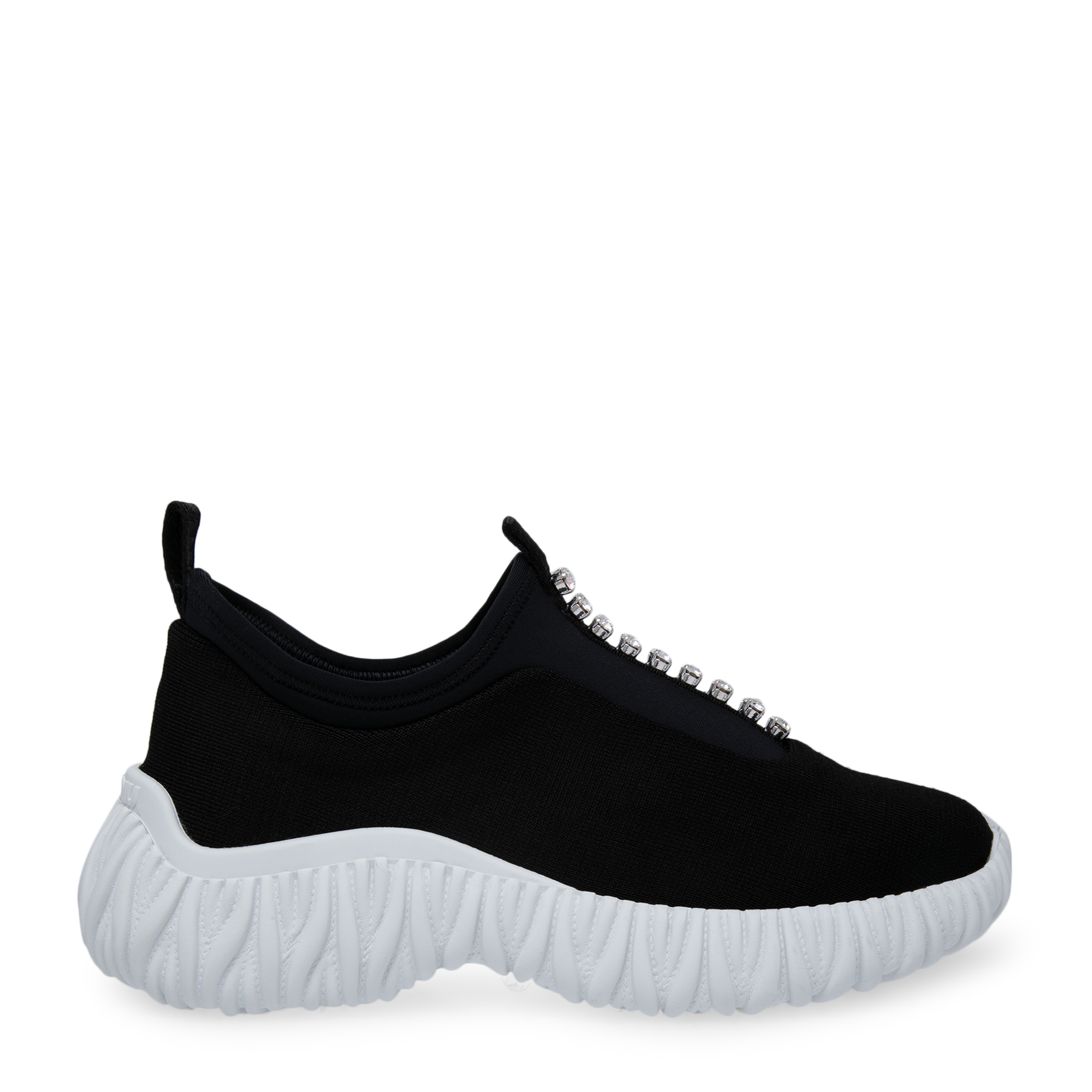 

Embellished sock sneakers, Black