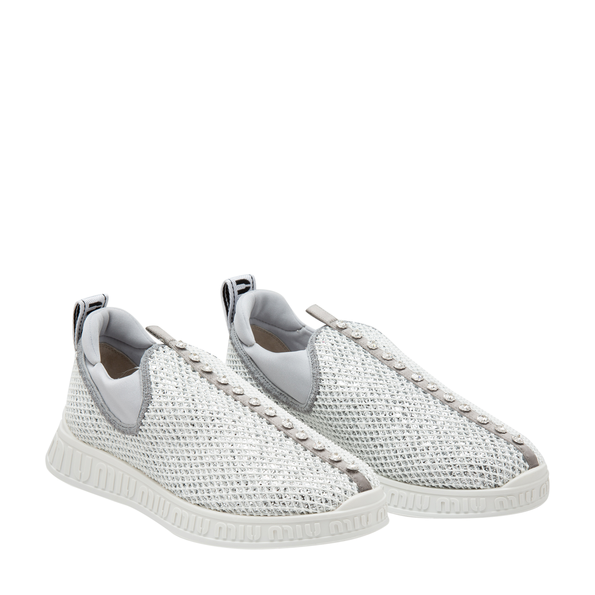 

Run slip-on sneakers, Silver