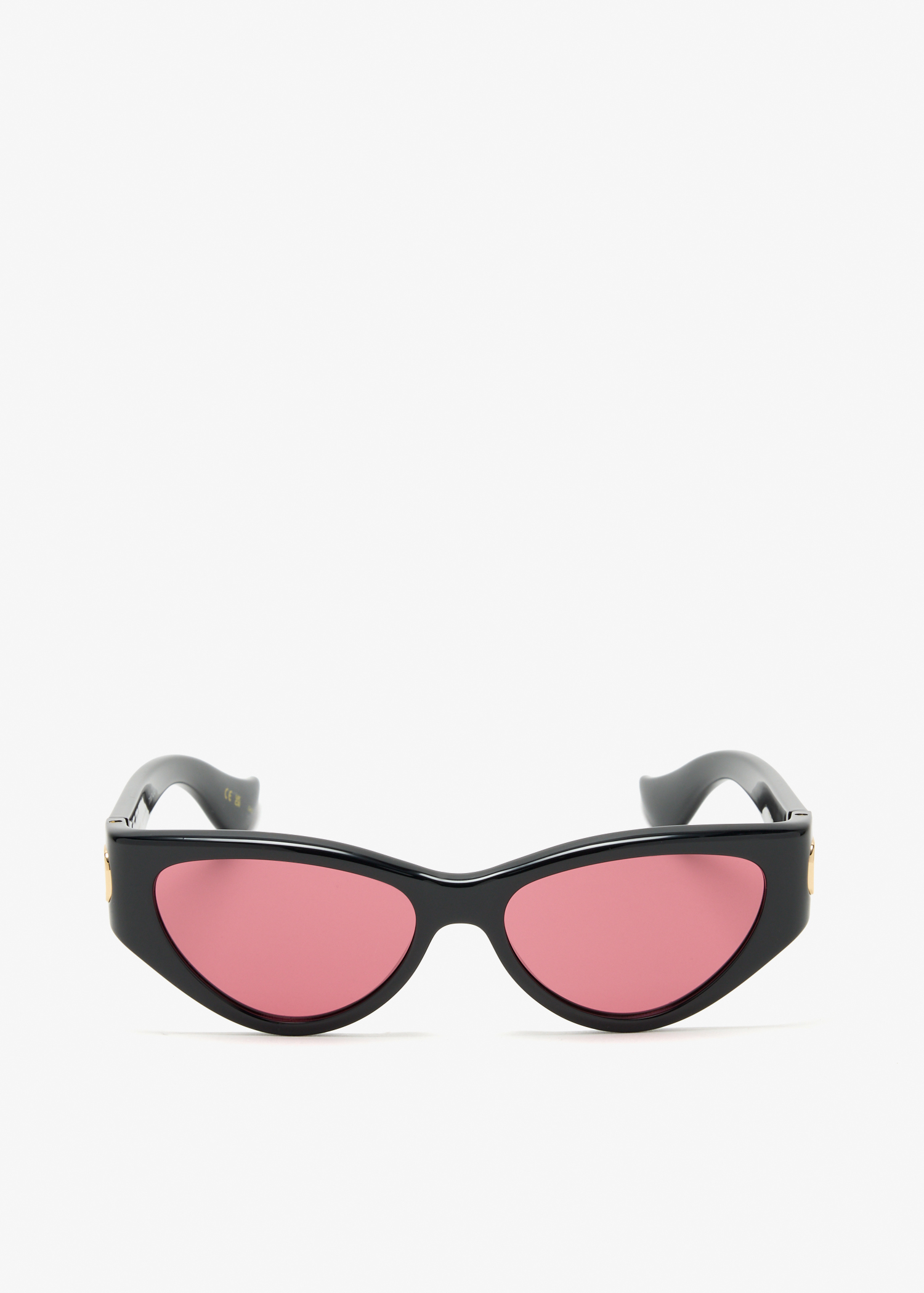 

VLogo cat-eye sunglasses, Black