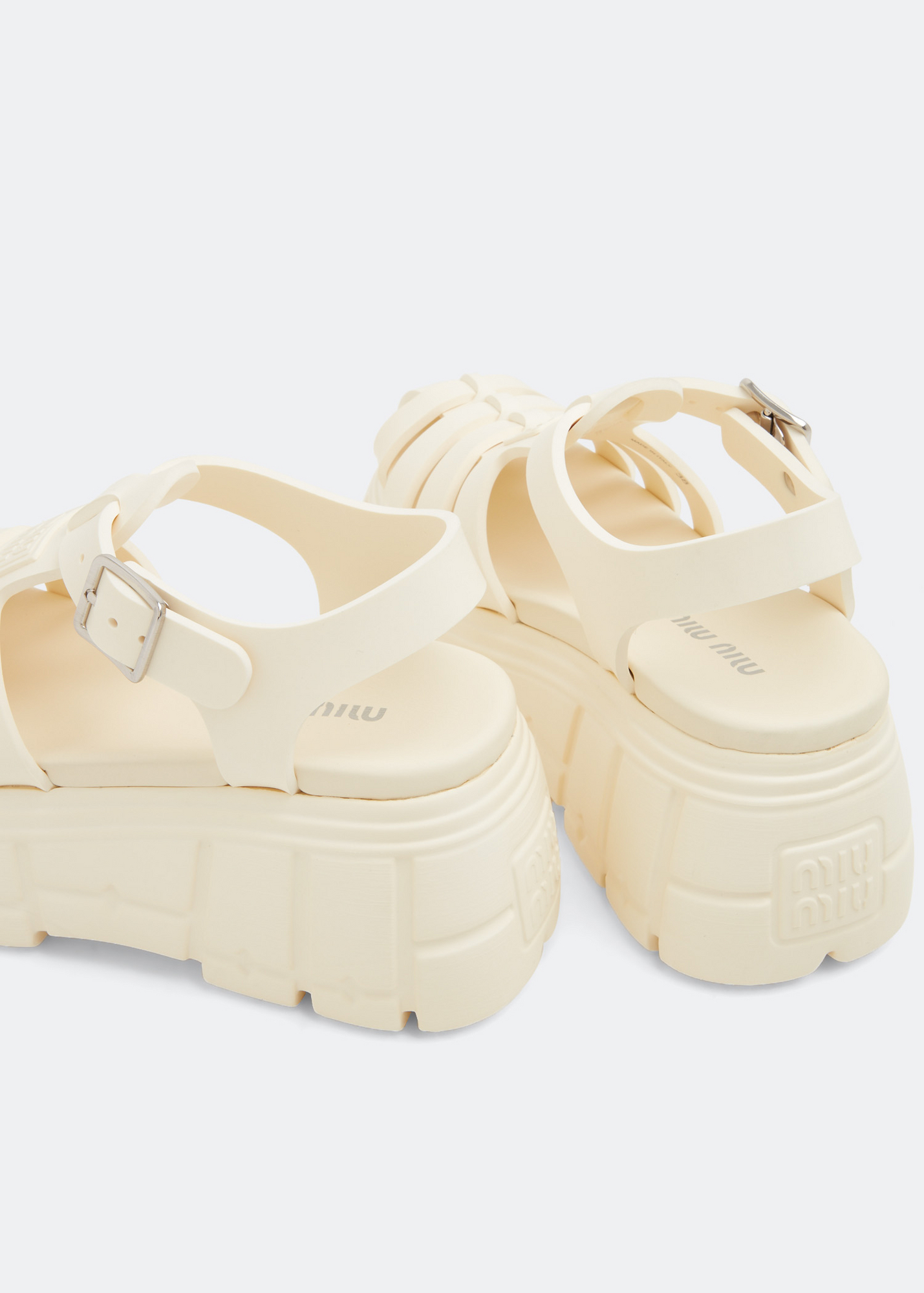 

Platform sandals, White