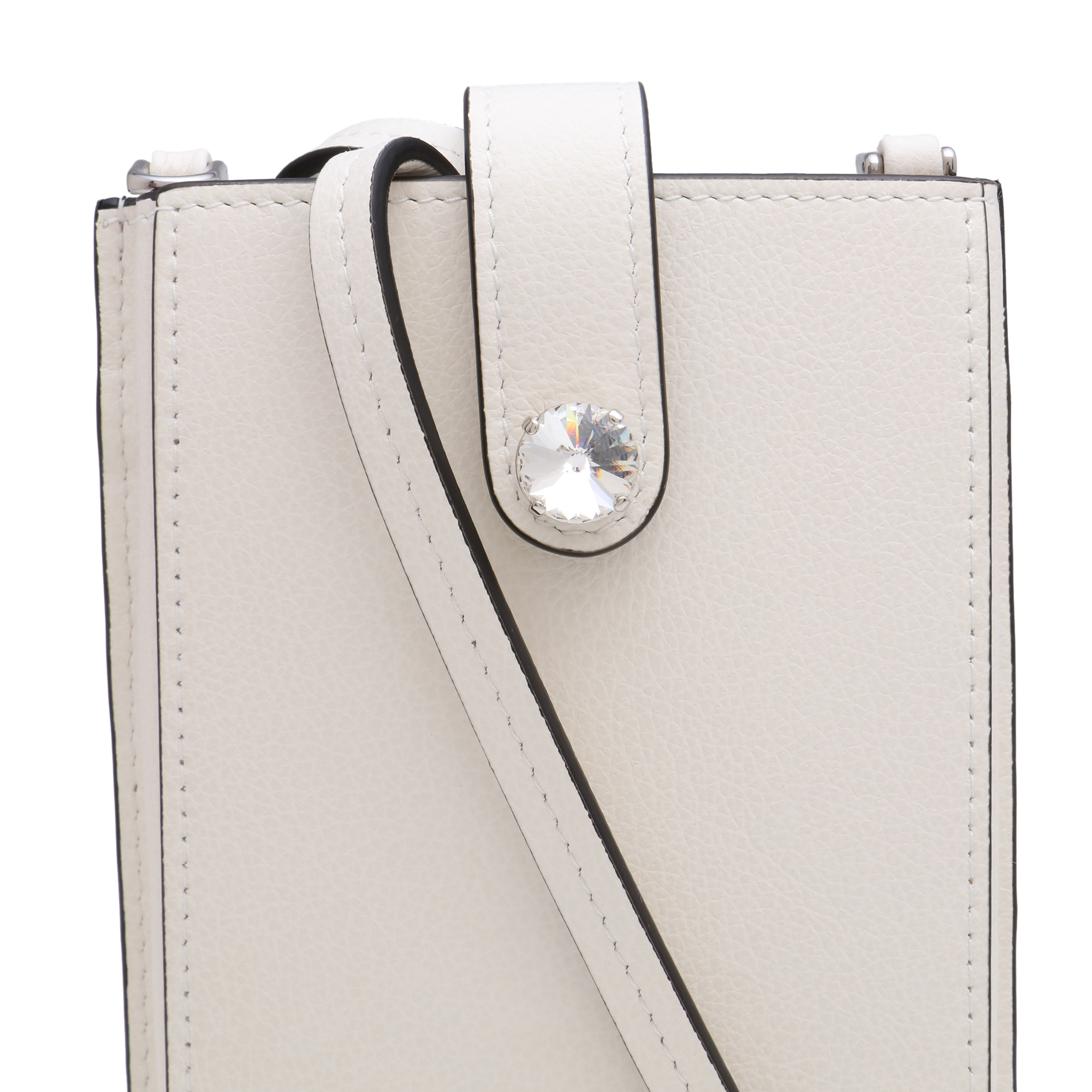 

Glacé leather iPhone cover, White