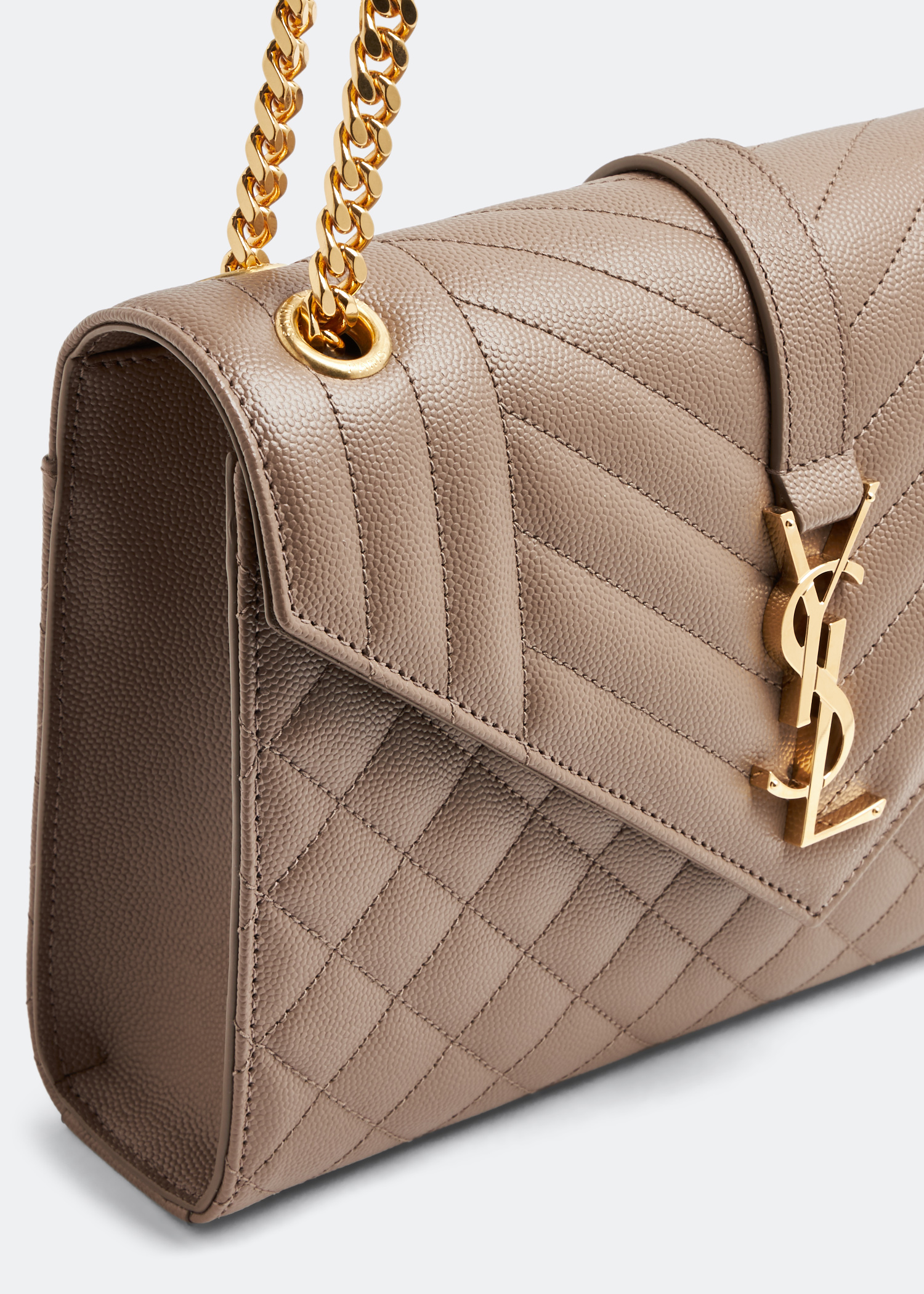 

Envelope medium chain bag, Beige