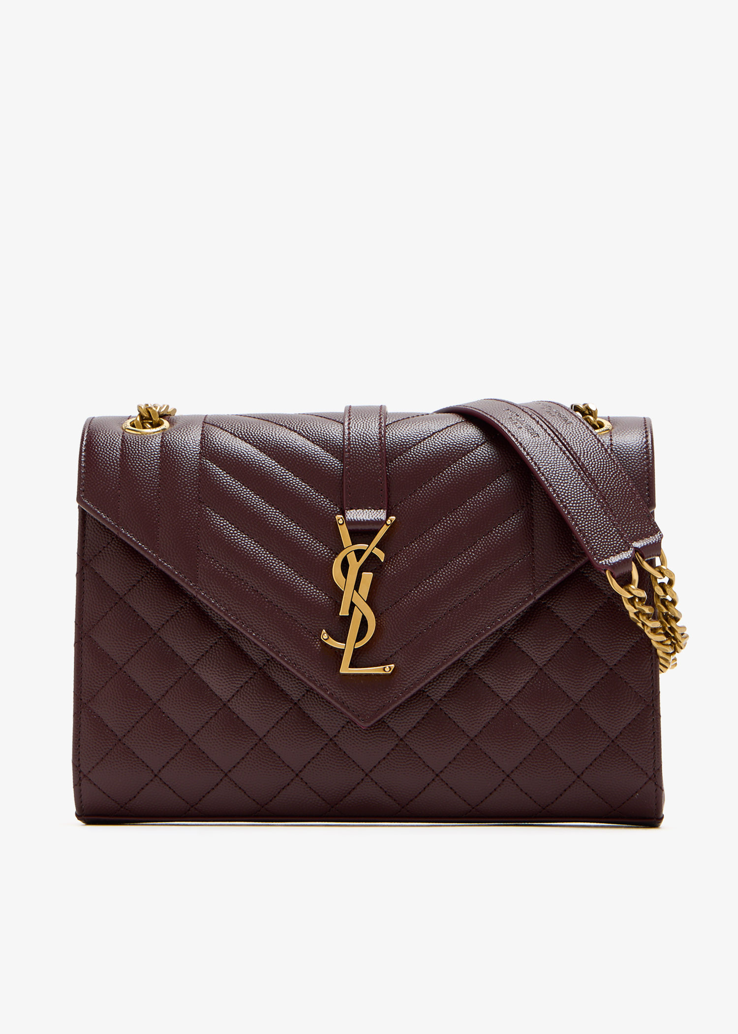 

Envelope medium chain bag, Burgundy