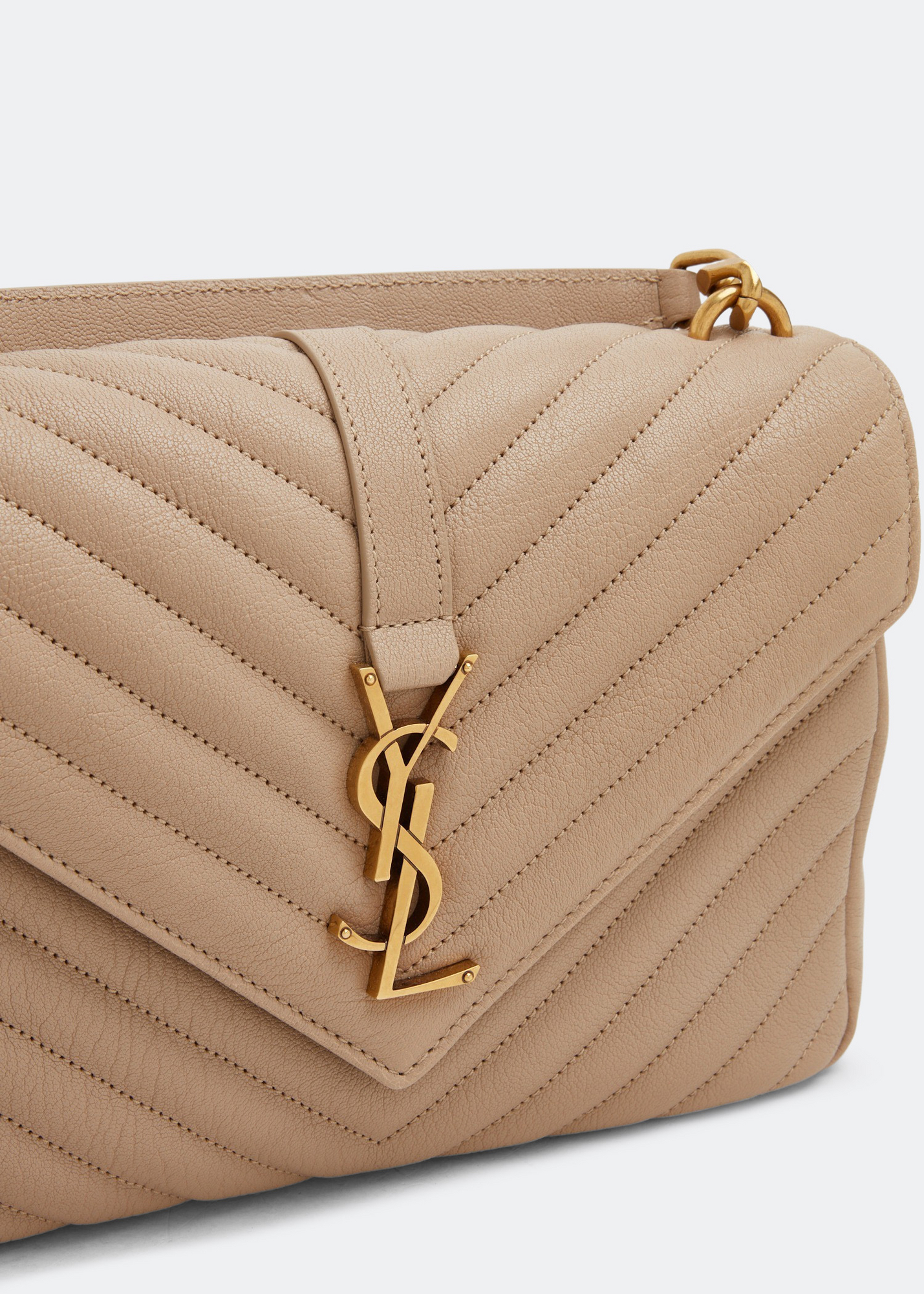 

College medium chain bag, Beige