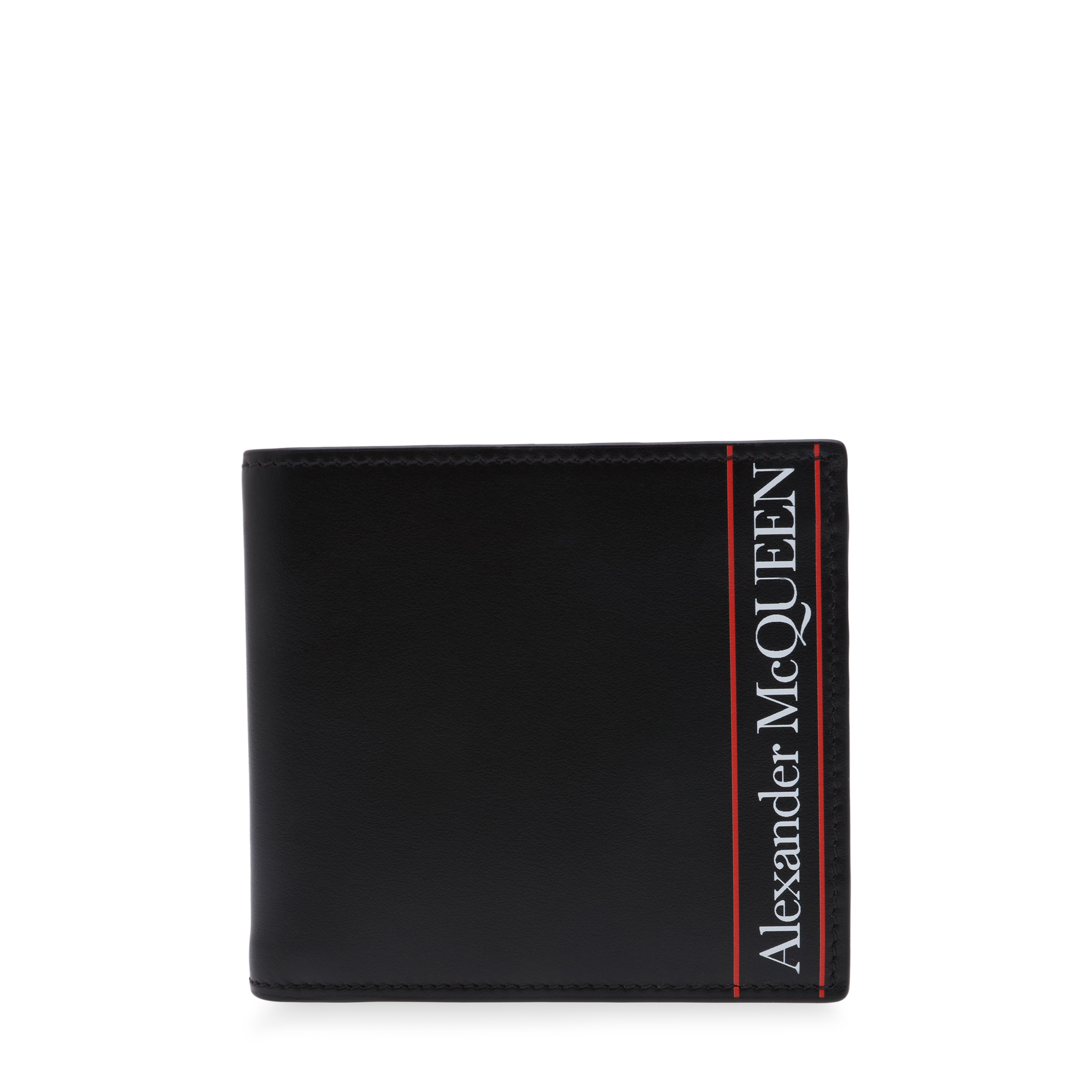 

Logo printed wallet, Black