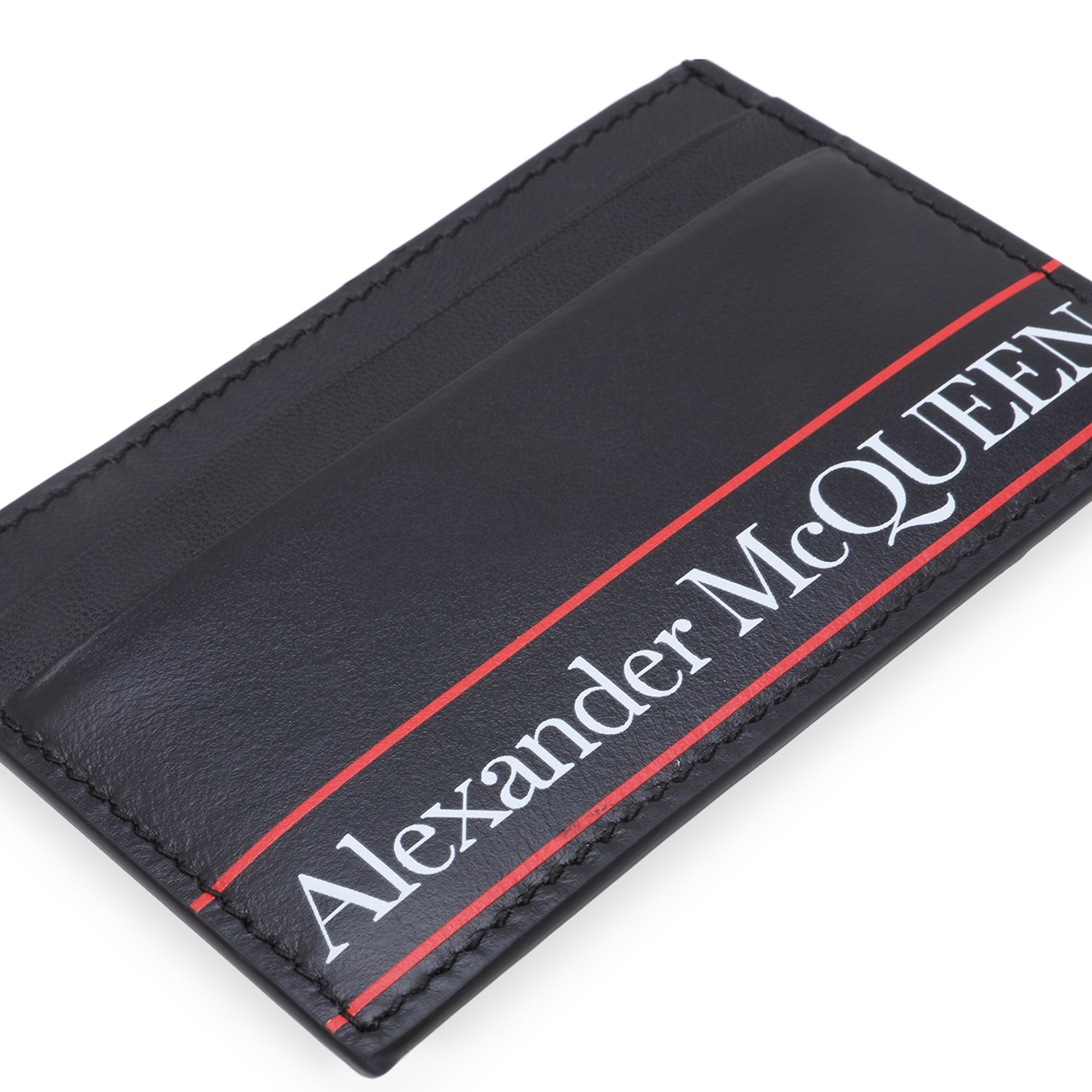 

Logo printed cardholder, Black