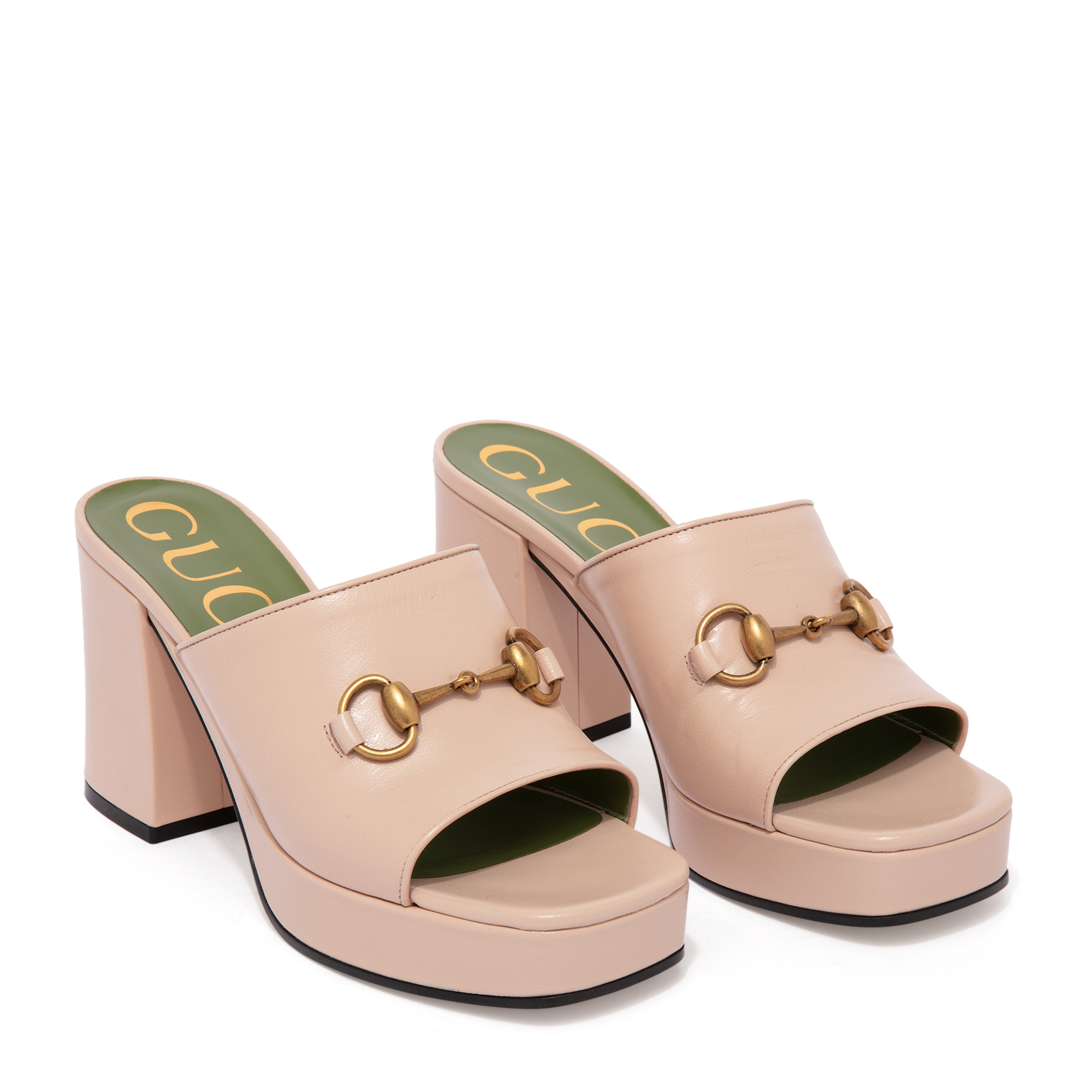 

GG leather mules, Pink