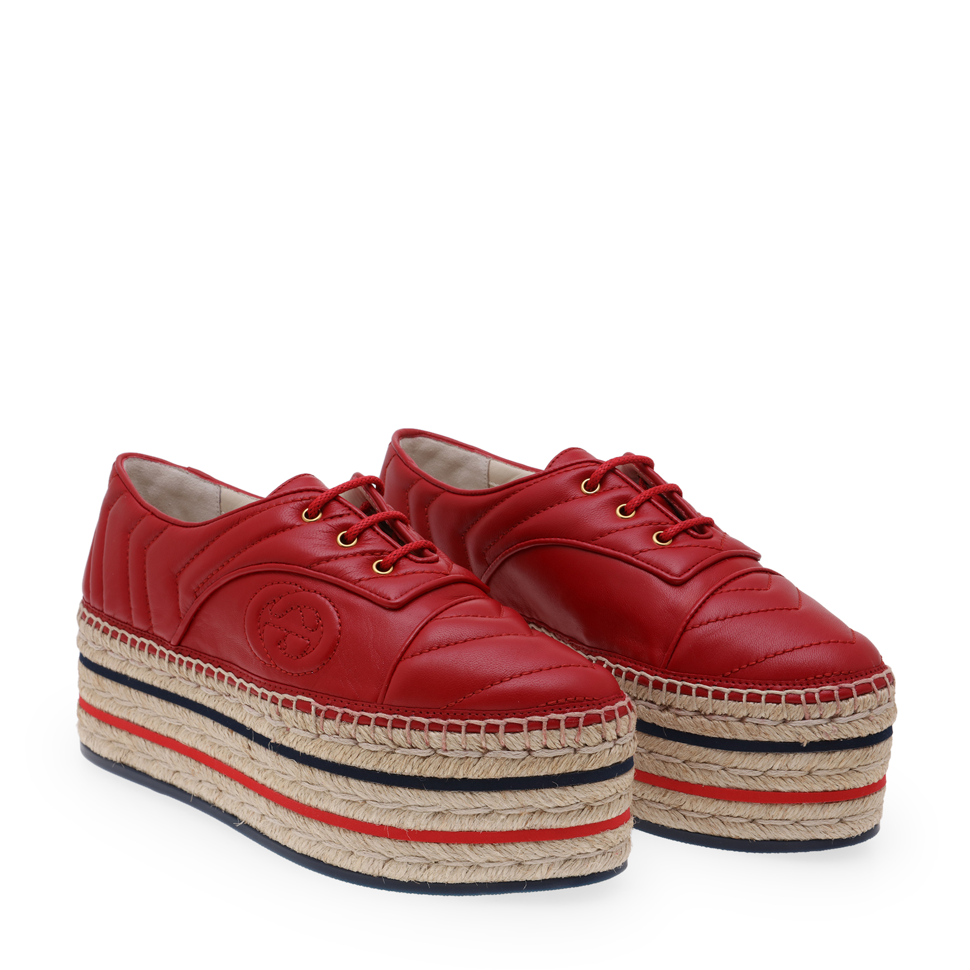 Gucci leather platform sneakers sales