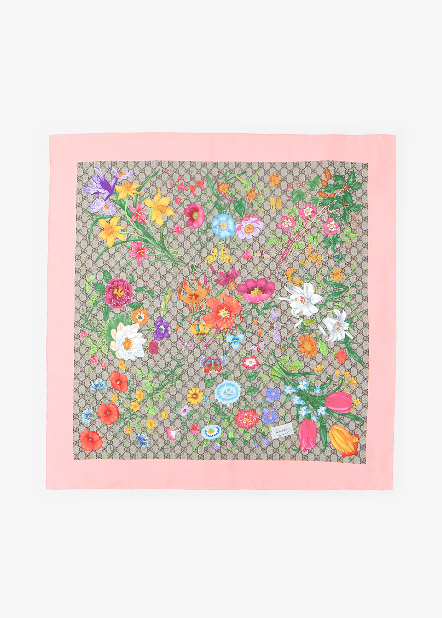 

Floral silk scarf, Prints