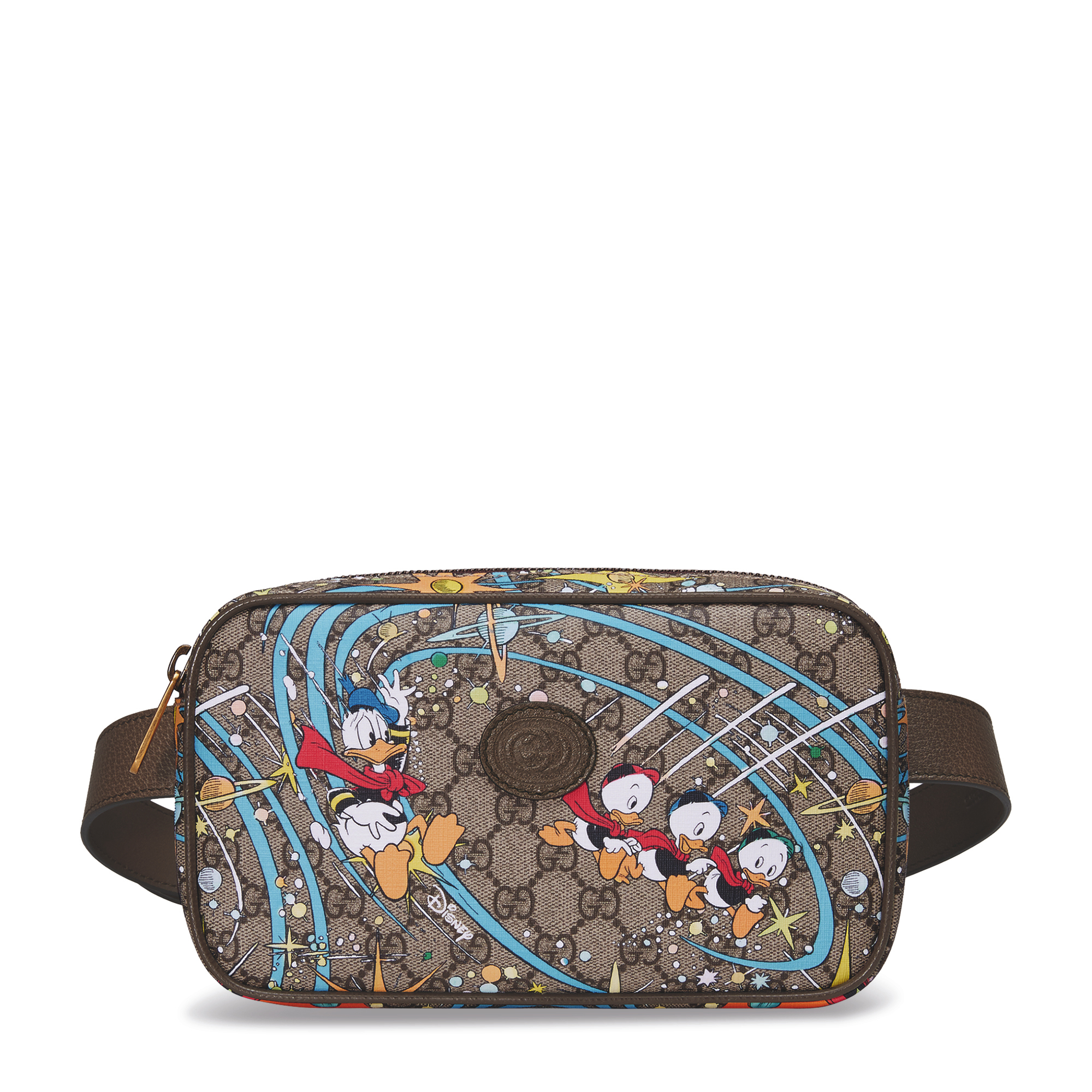 

x Disney Donald Duck print belt bag, Brown