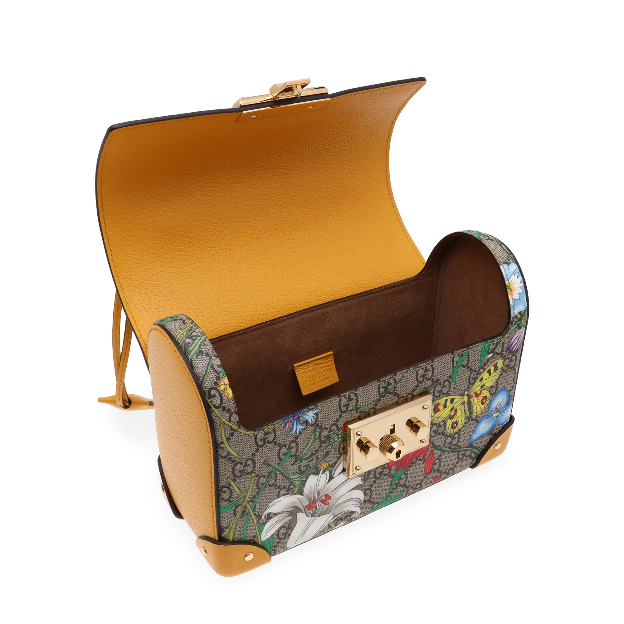 Gucci Padlock small bamboo shoulder bag for Women Multicolored in UAE Level Shoes