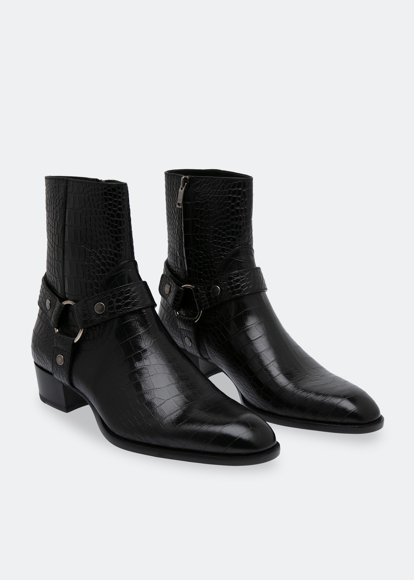 

Wyatt leather boots, Black