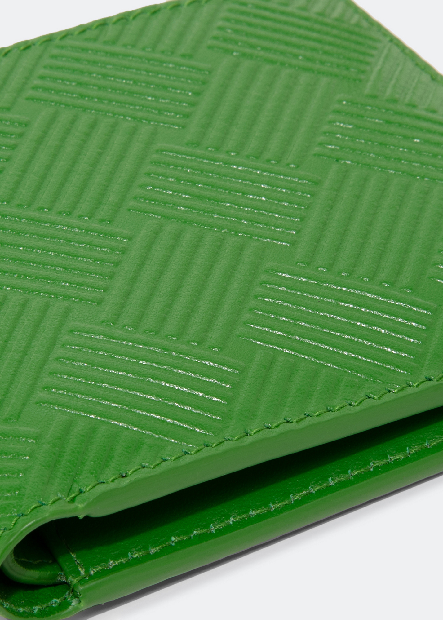 

Leather bi-fold wallet, Green